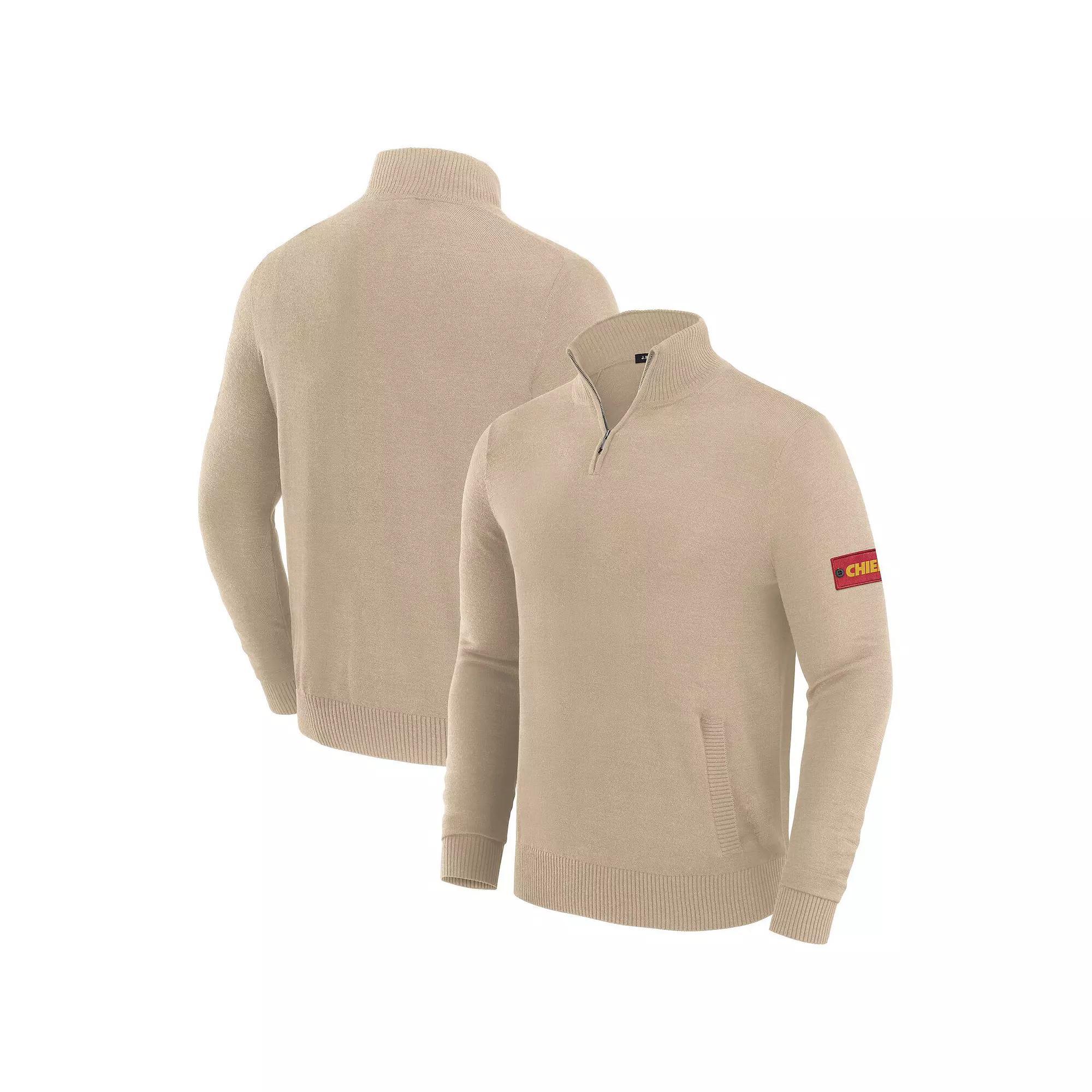 Men's Fanatics Navy Tennessee Titans Defender Quarter-Zip Pullover, Size: Large, Blue Product Image