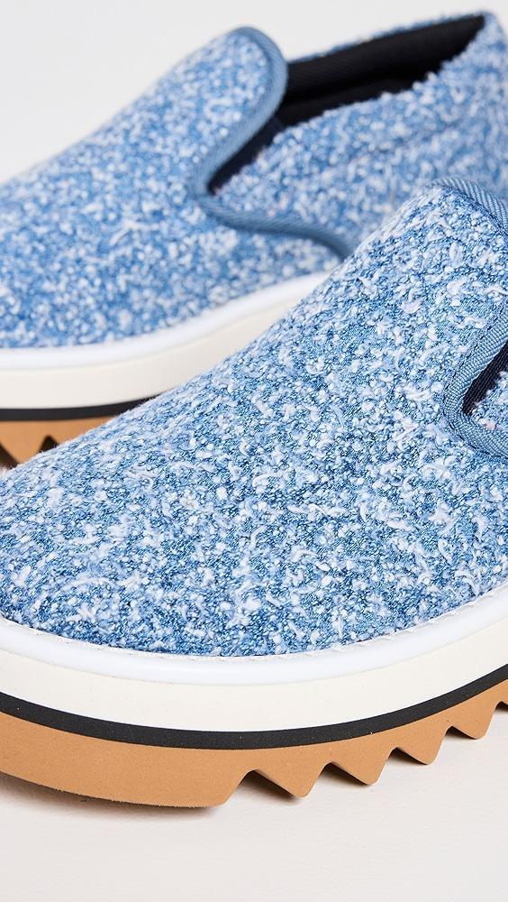 Stella McCartney Sneakelyse Denim Boucle Sneakers | Shopbop Product Image