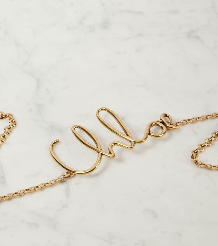 CHLOÉ Iconic Chain Belt In Gold Product Image