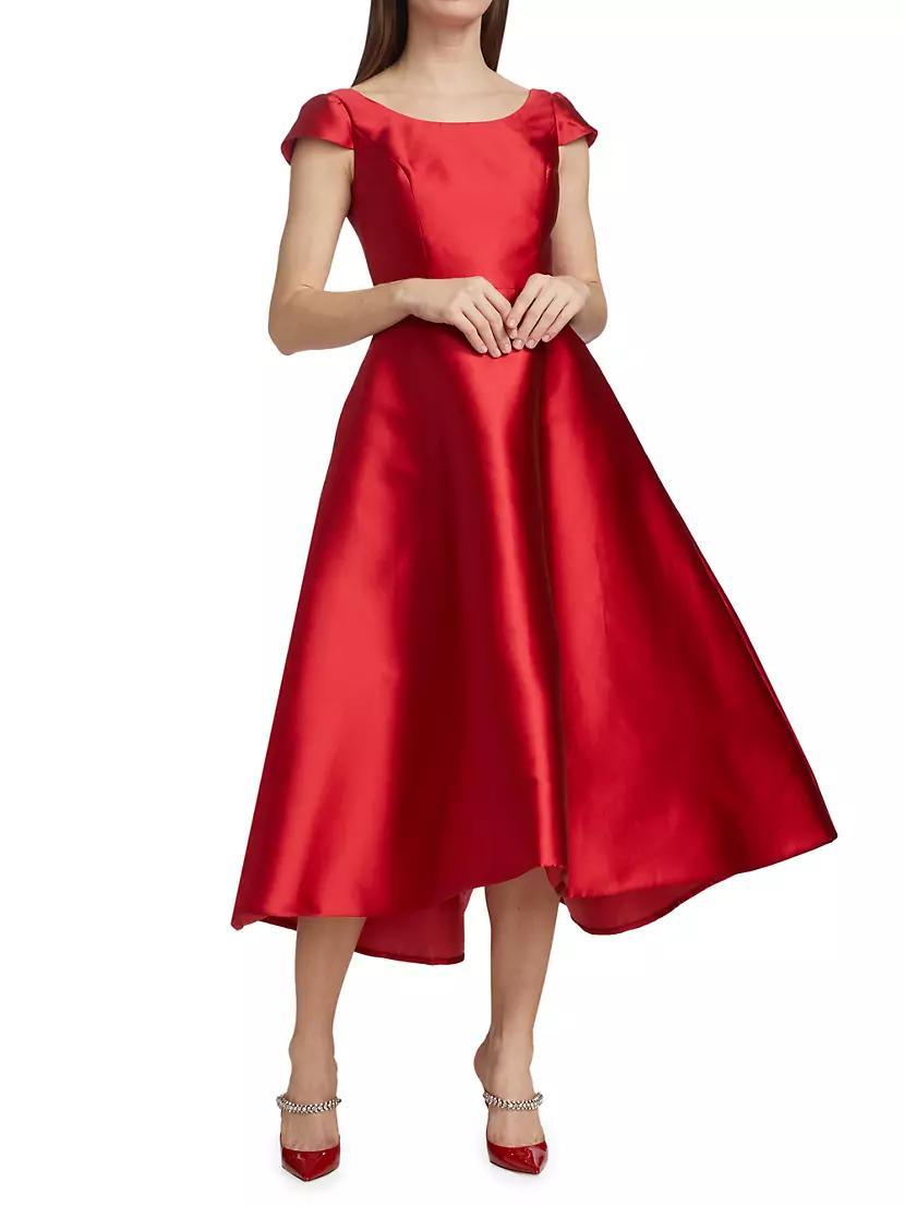 Mikado Satin A-Line Dress Product Image