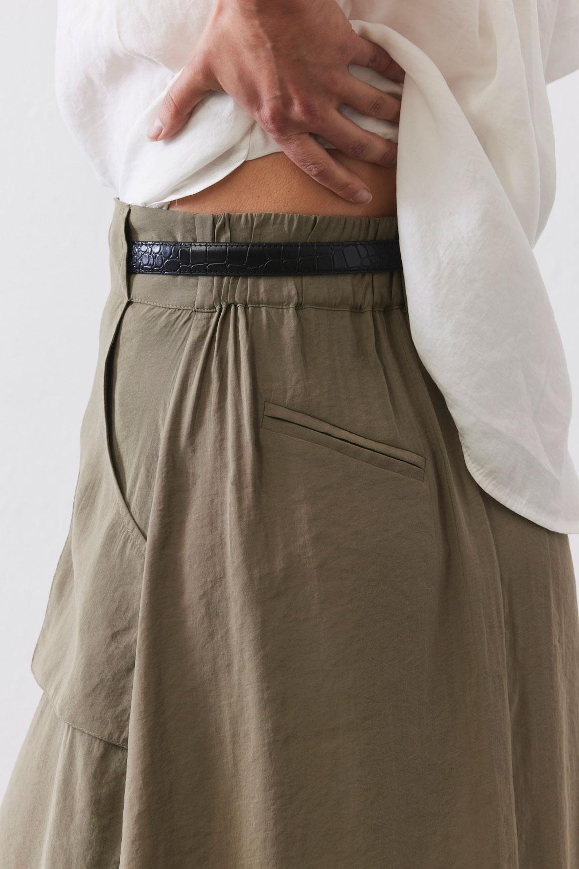 Light Poplin Utility Skirt Product Image