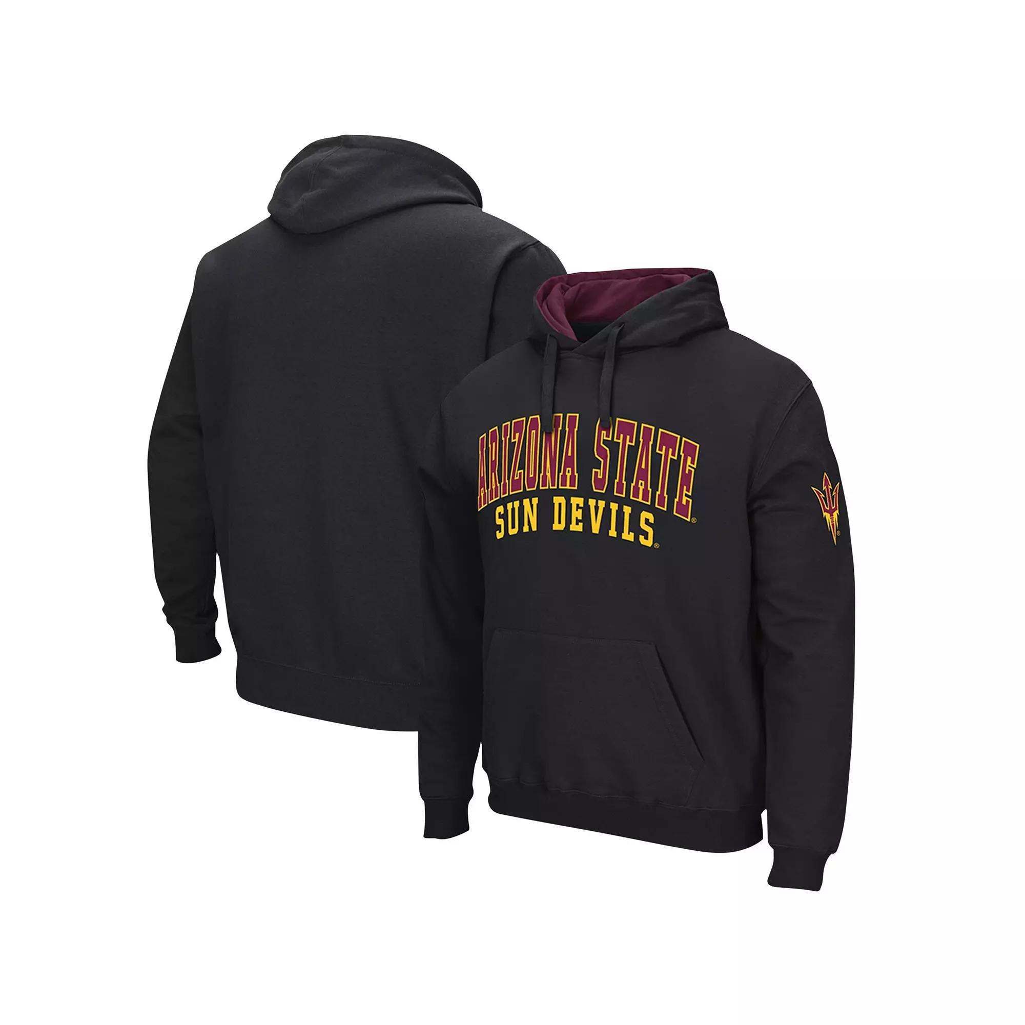 Men's Colosseum Black Michigan State Spartans Sunrise Pullover Hoodie,  Product Image