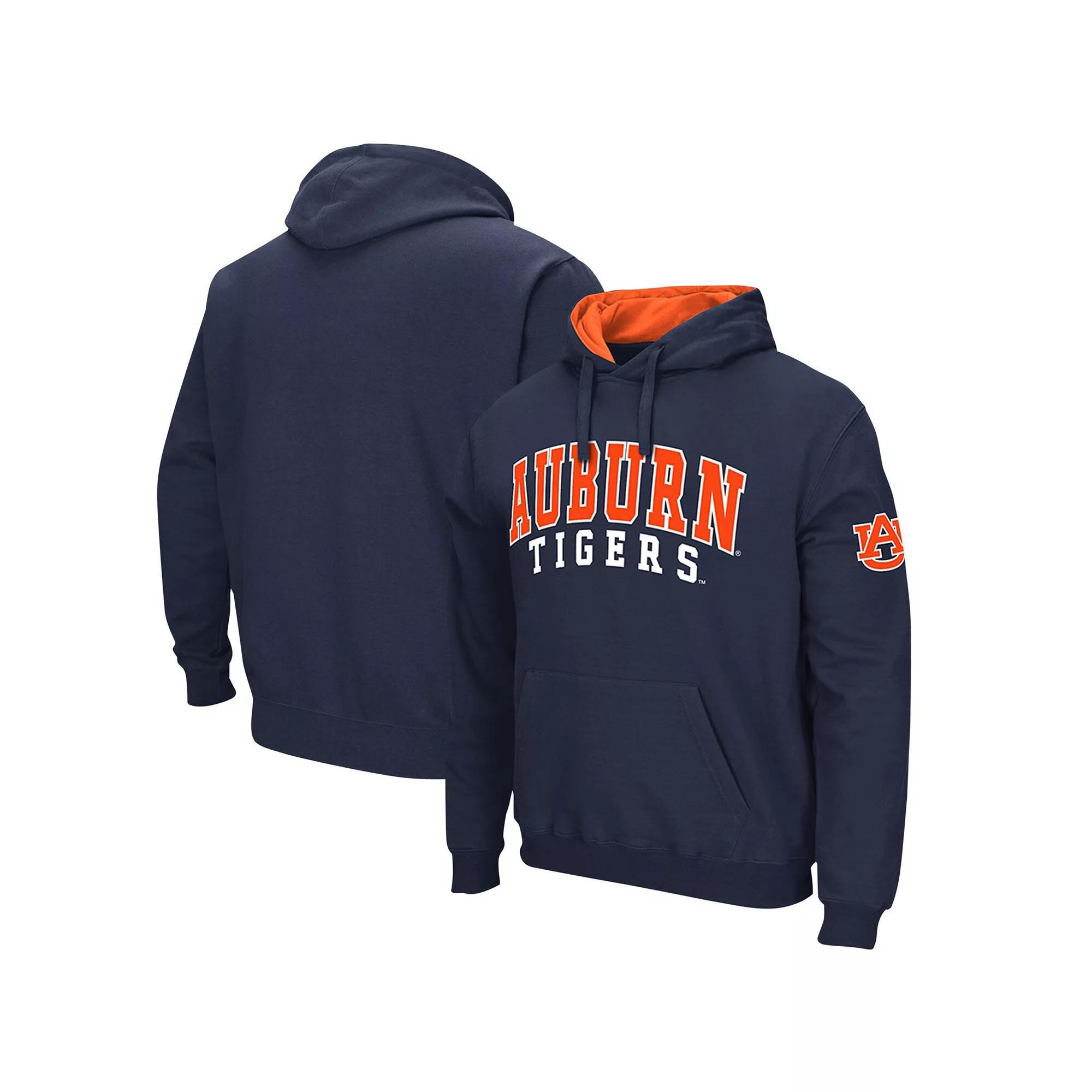 Men's Colosseum Navy Auburn Tigers Double Arch Pullover Hoodie, Size: Small, Blue Product Image