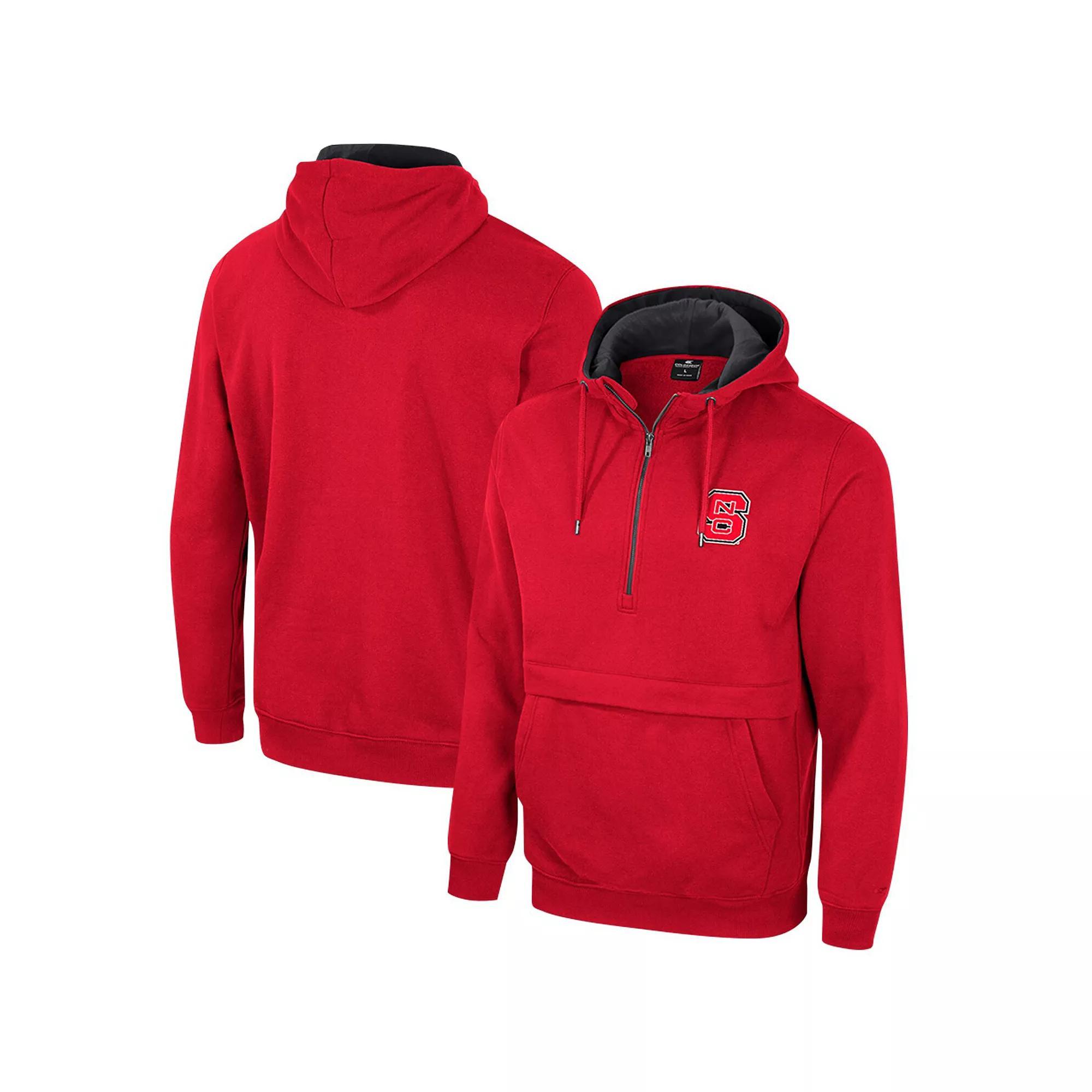 Men's Colosseum Red Utah Utes Team Half-Zip Pullover Hoodie, Size: Large, Ute Red Product Image