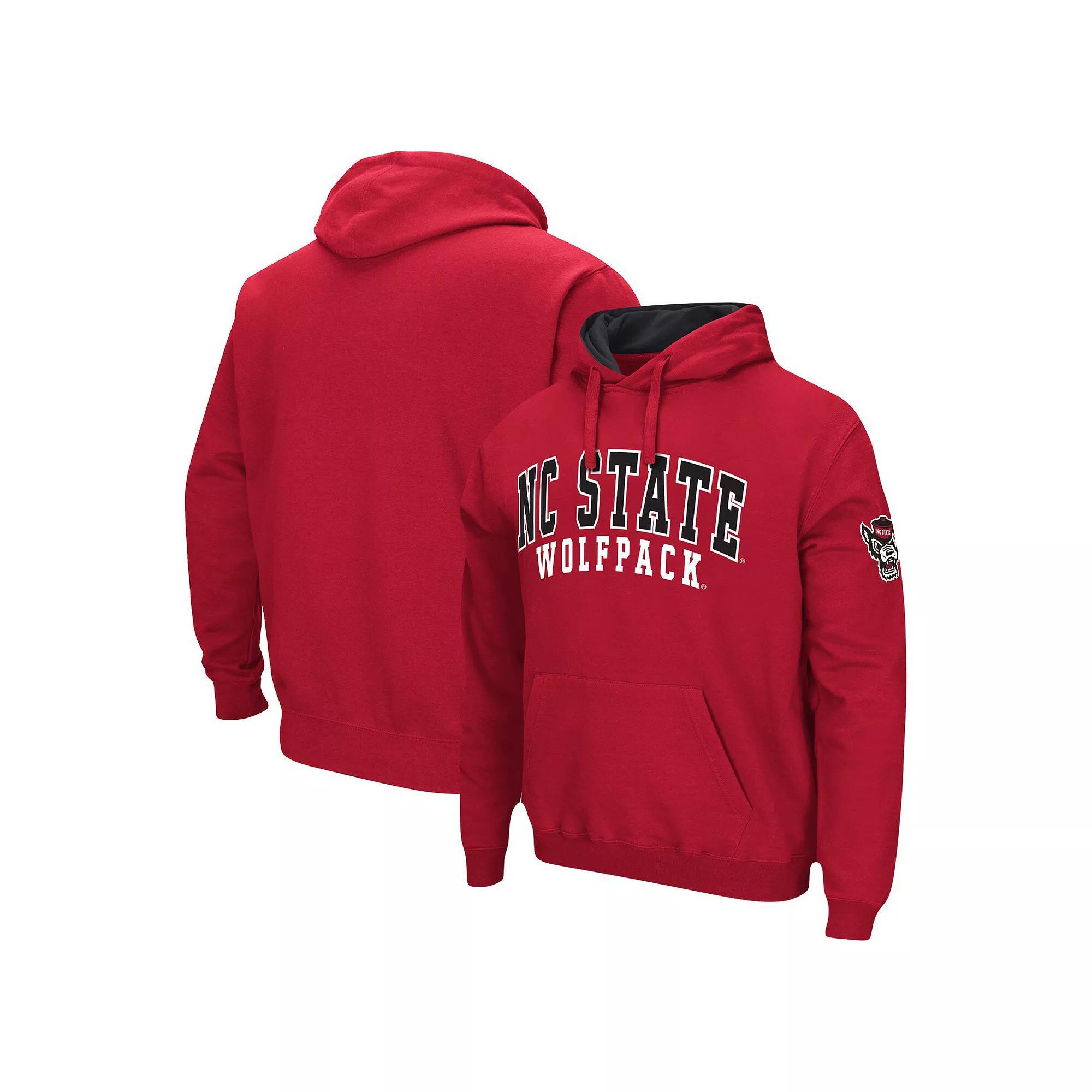 Men's Colosseum Black Virginia Tech Hokies Arch & Logo 3.0 Pullover Hoodie,  Product Image