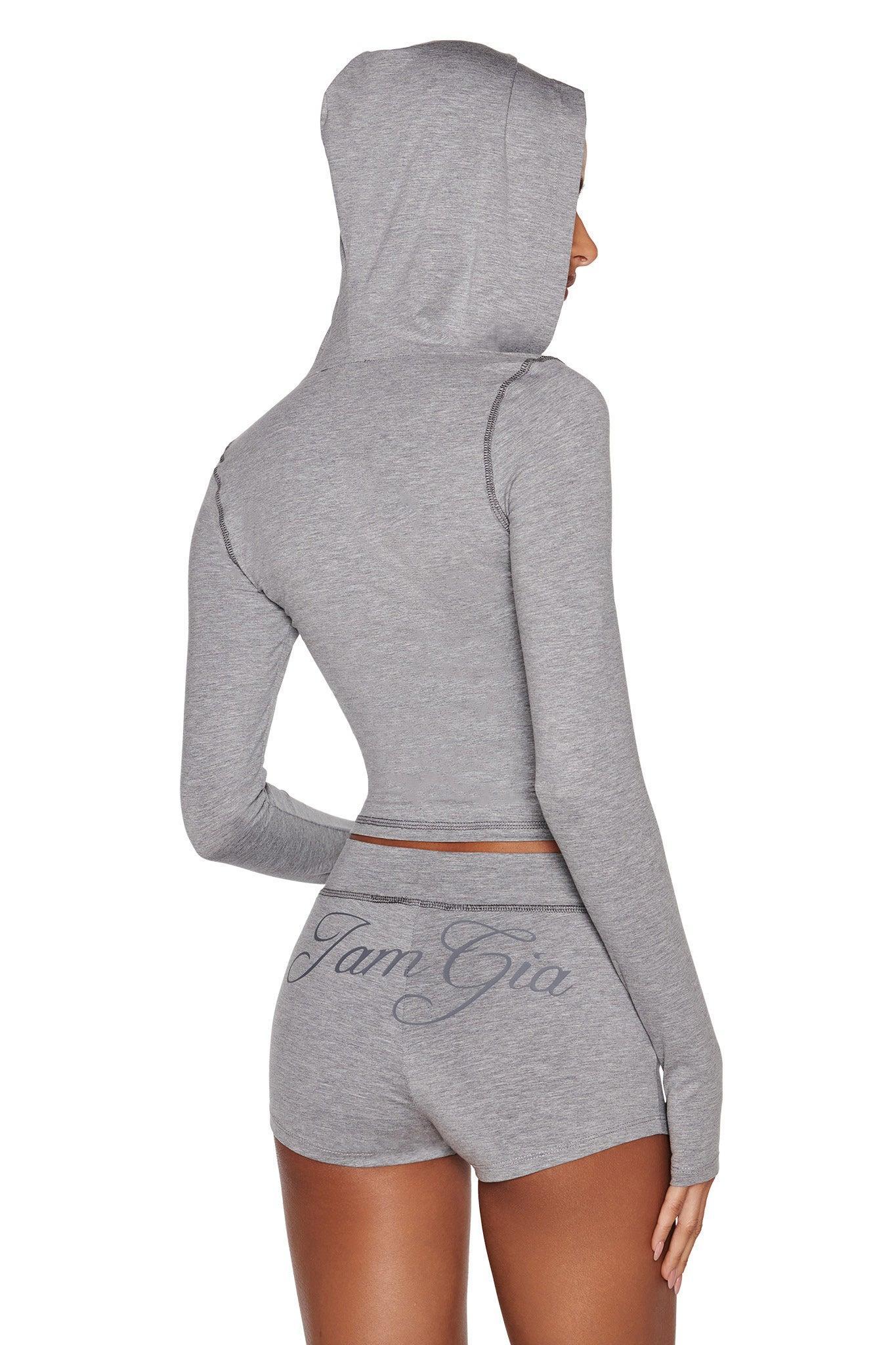 BLARE HOODIE - GREY : HEATHER GREY Product Image