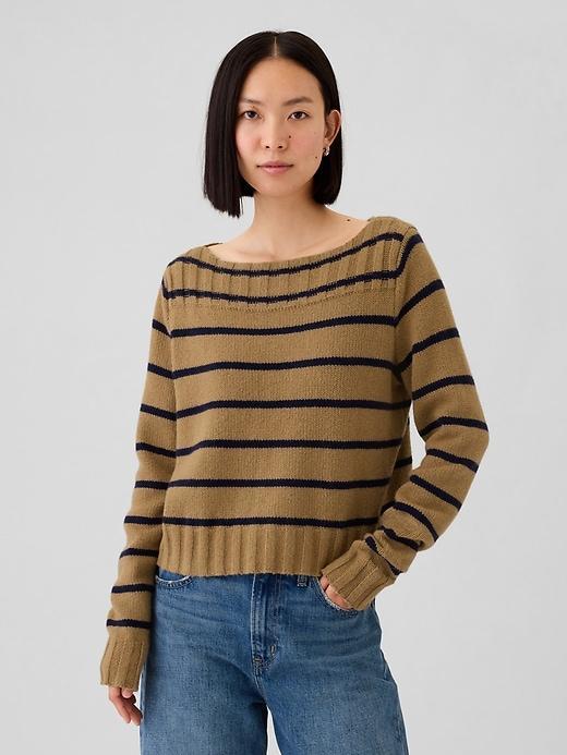 CashSoft Boatneck Sweater Product Image