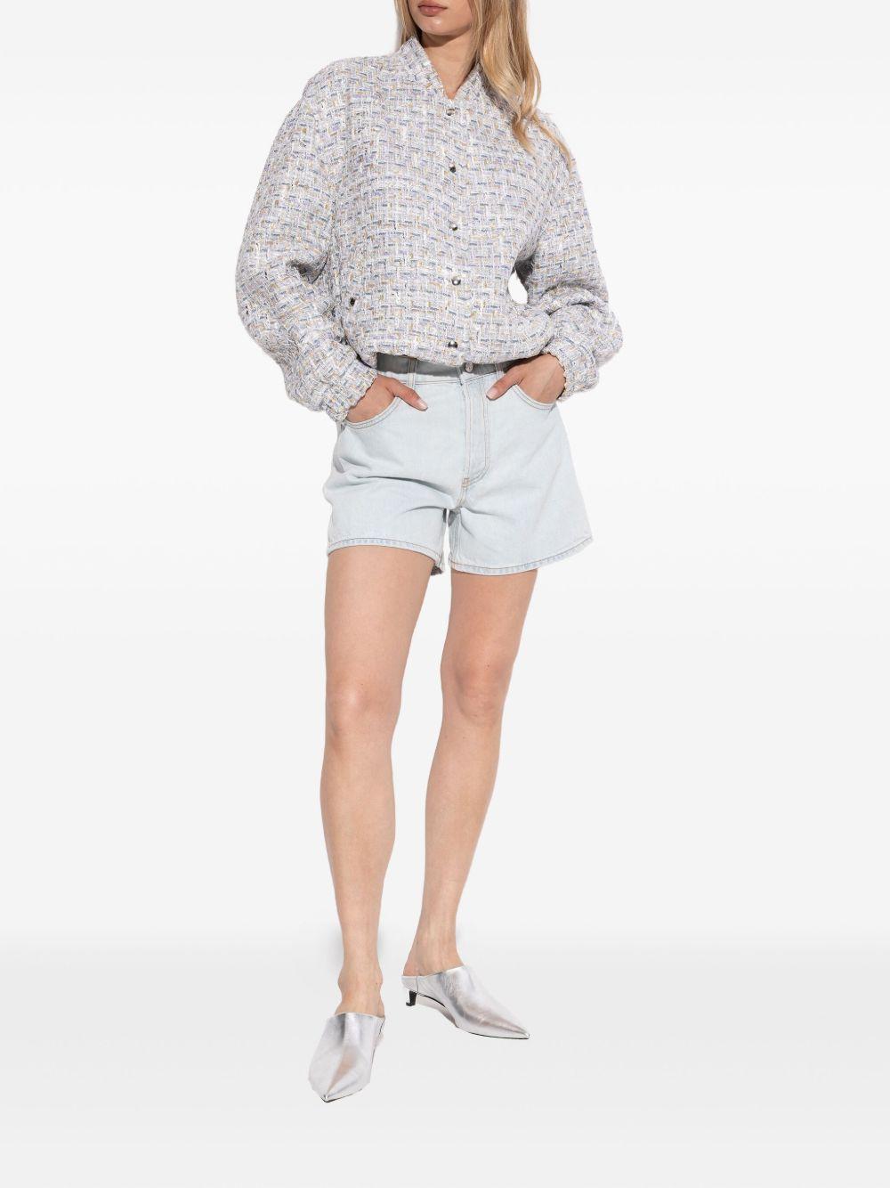 metallic-leather pointed-toe mules Product Image