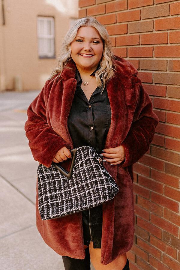 Guest To Impress Faux Fur Coat Curves Product Image