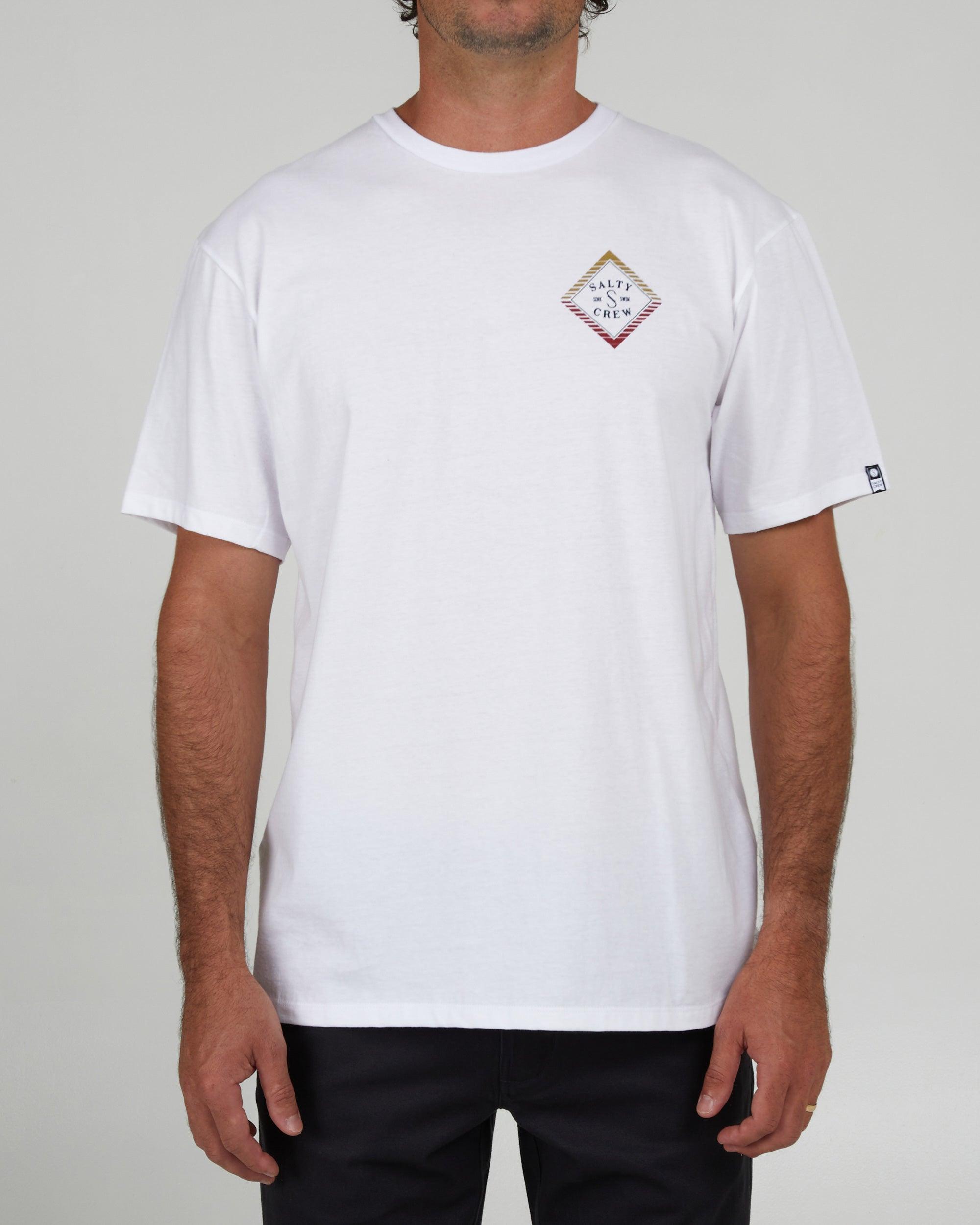 Faded Premium S/S Tee - White Male Product Image