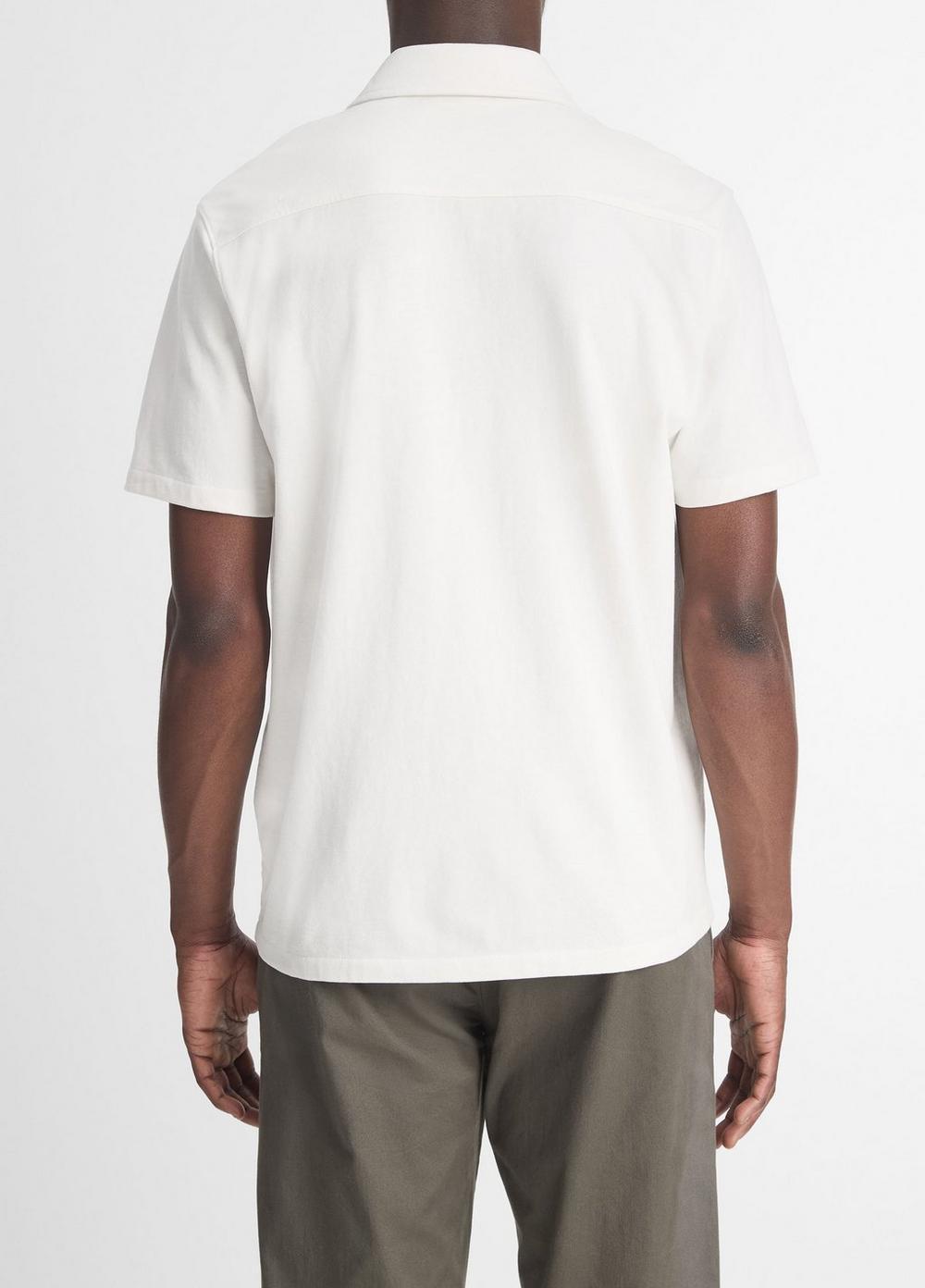 Mens Cotton Button-Front Shirt Product Image