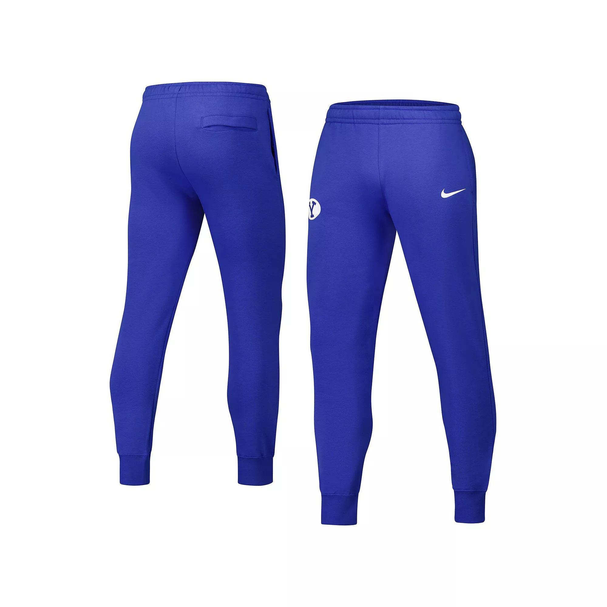 Men's Nike Royal BYU Cougars Club Fleece Pants, Size: 2XL, Blue Product Image