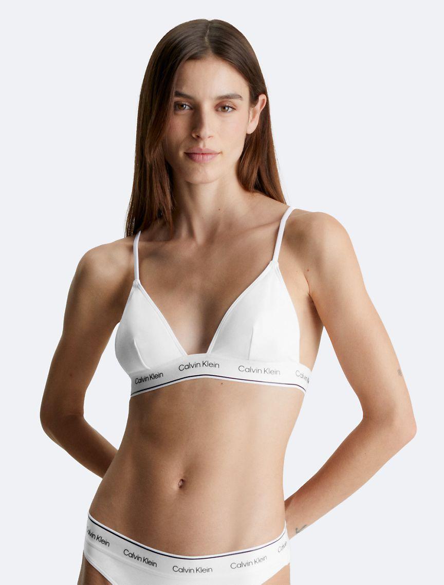 Calvin Klein Womens Legacy Triangle Bikini Top - Black - XS Product Image