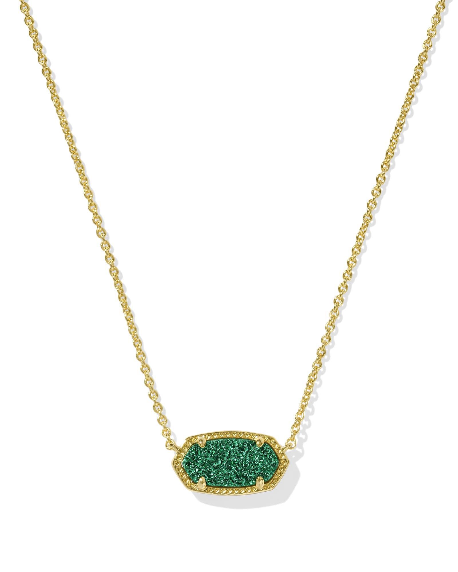 Elisa Gold Short Pendant Necklace Product Image