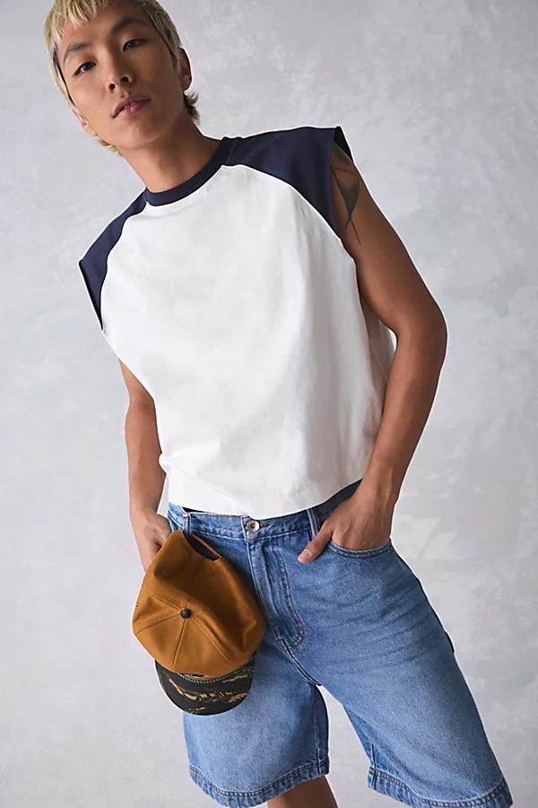 BDG Carson Cutoff Baseball Tee Mens at Urban Outfitters Product Image