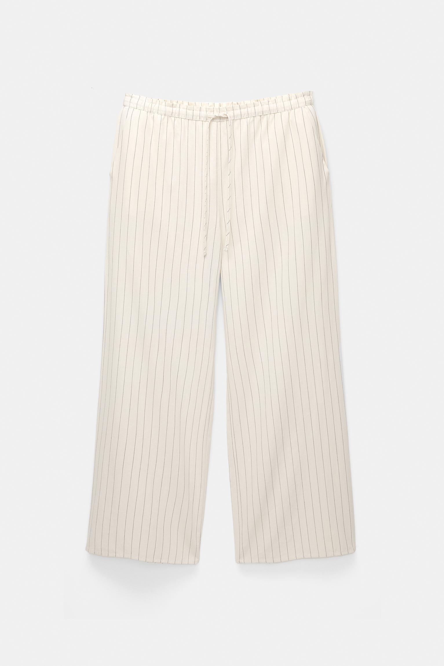 Striped rustic pants Product Image