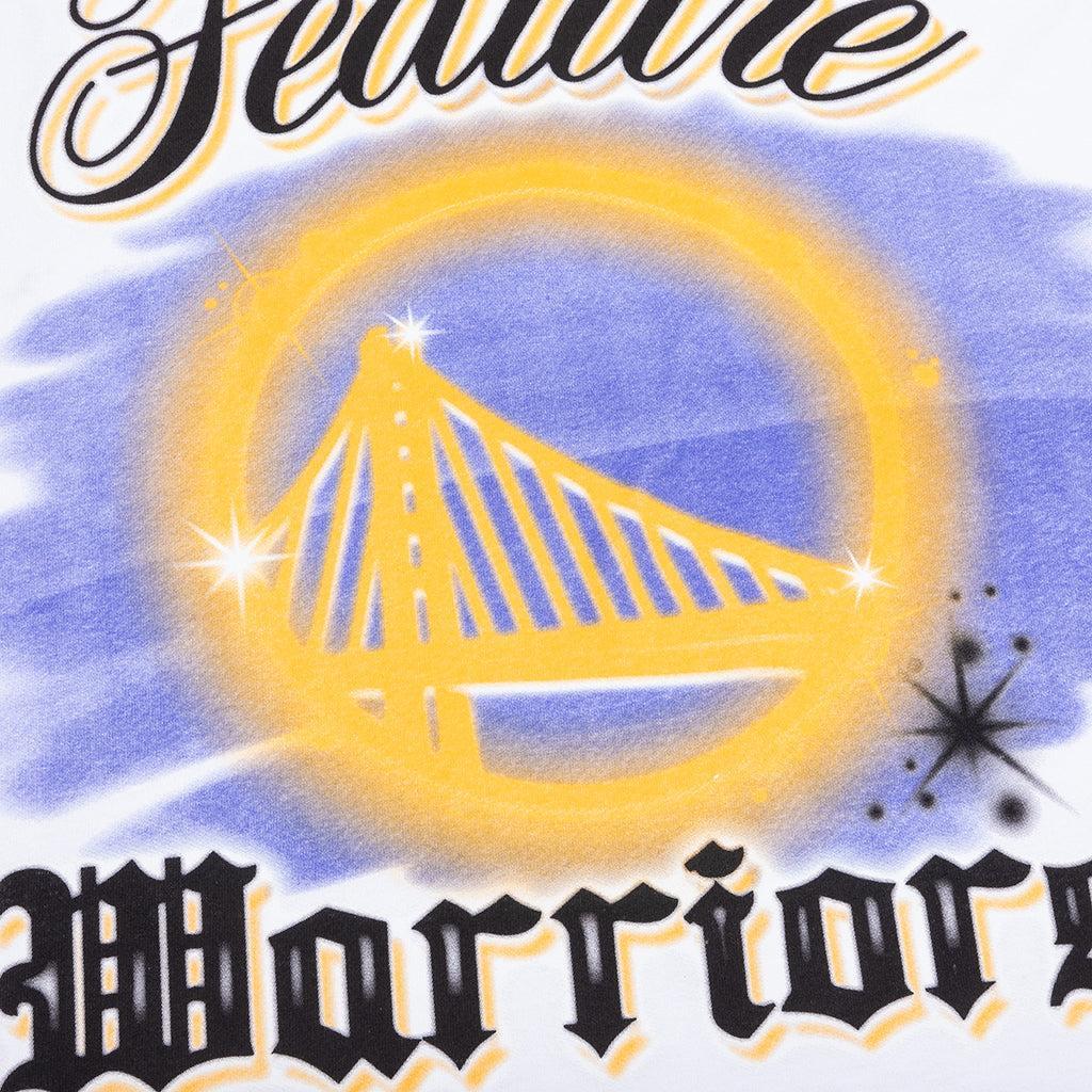 FEATURE x Golden State Warriors Airbrush Tee - White Male Product Image