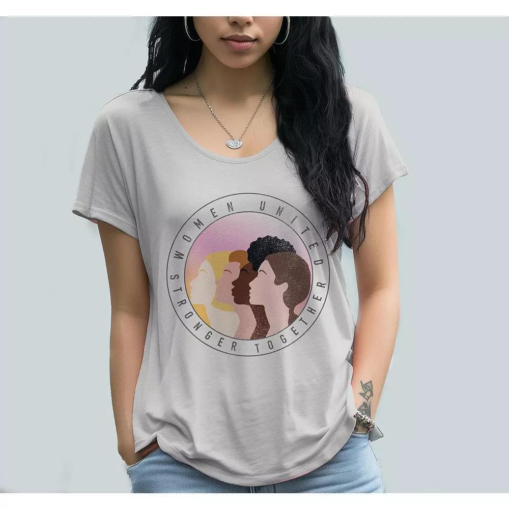 Junior's Grayson Threads Women United Graphic Tee, Women's,  Product Image