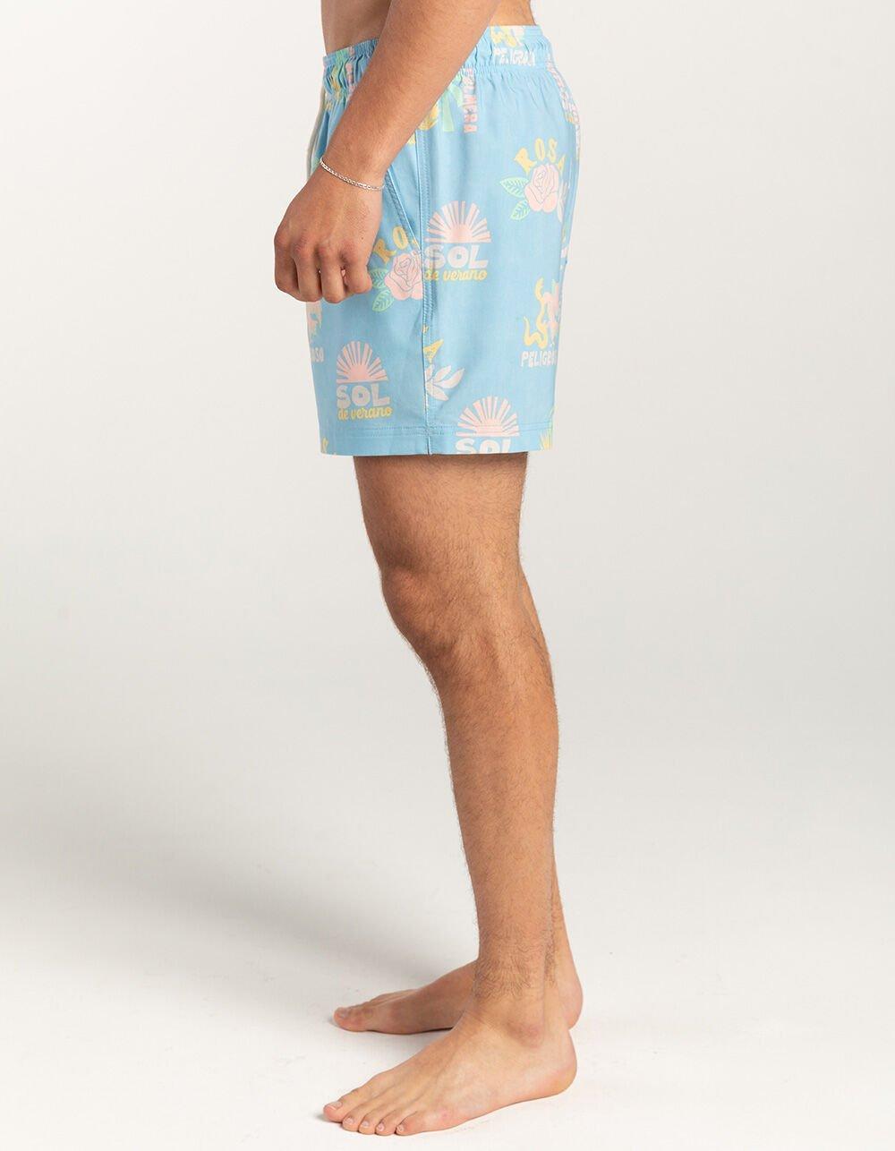 RSQ Mens Baja 5" Swim Shorts Product Image