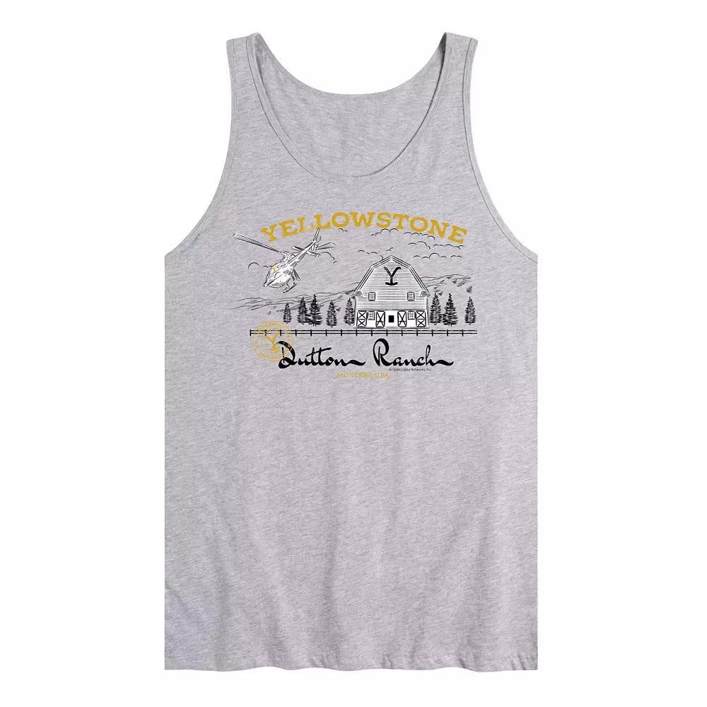 Men's Yellowstone Dutton Ranch Graphic Tank Top,  Product Image