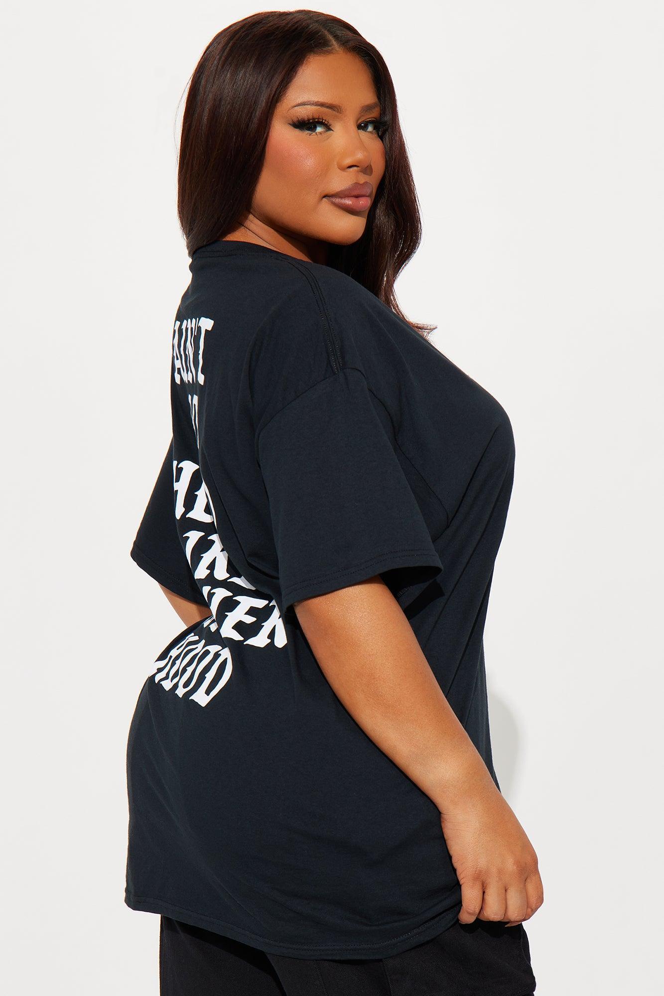 Tough As A Mother Oversized Tee - Black Product Image
