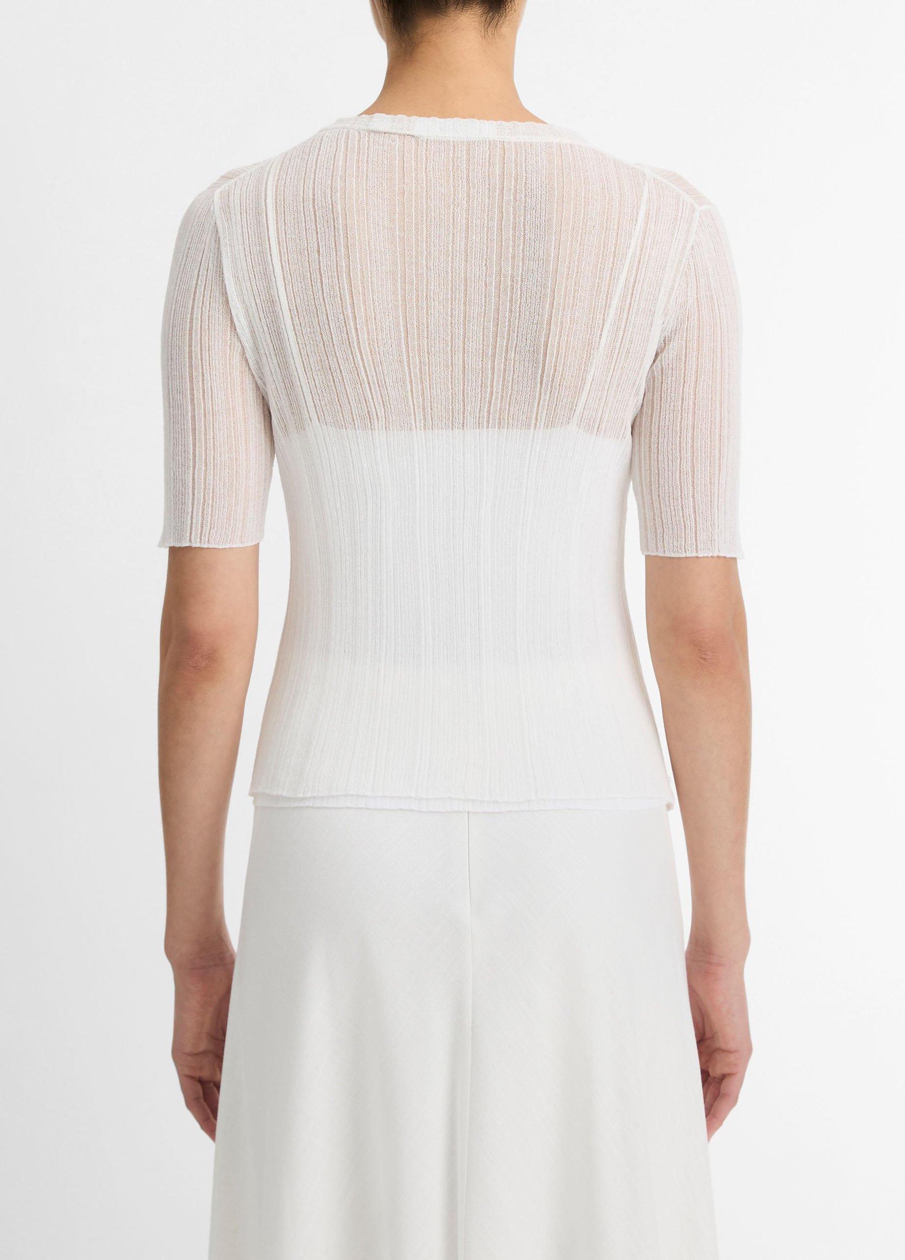 Italian Cotton-Blend Double-Layer Top Product Image