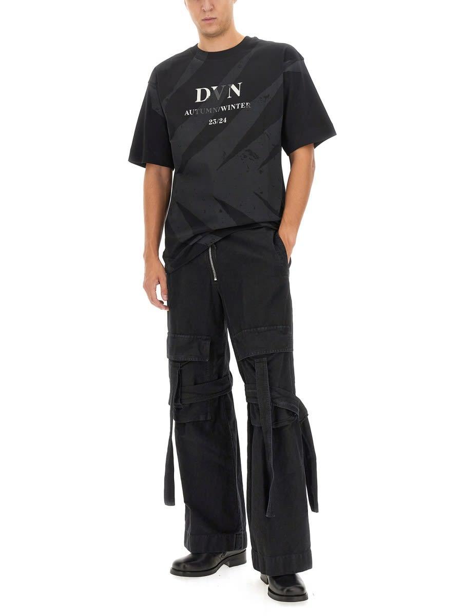 DRIES VAN NOTEN Heli Printed T-shirt In Black Product Image