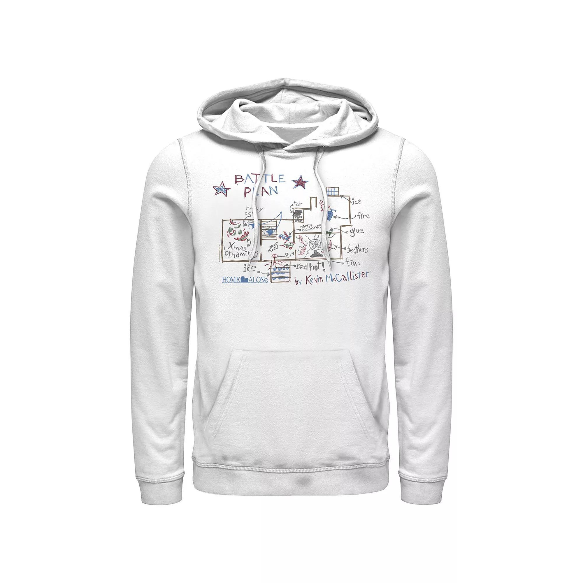 Men's Home Alone Kevin's Battle Plan Graphic Hoodie,  Product Image