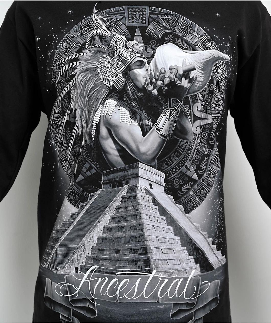 DGA Ancestral Black Long Sleeve T-Shirt Product Image