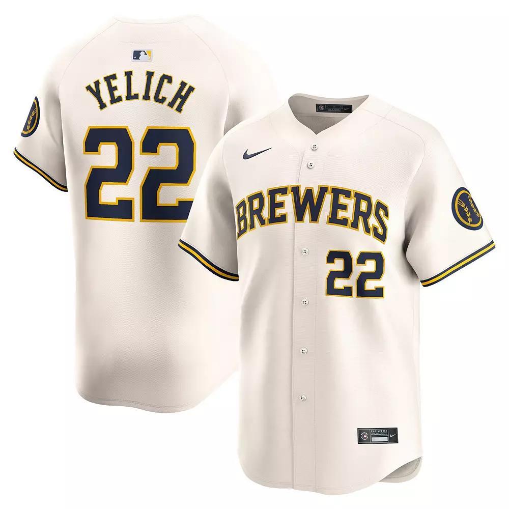 Christian Yelich Milwaukee Brewers Nike Men's Dri-FIT ADV MLB Limited Jersey Product Image