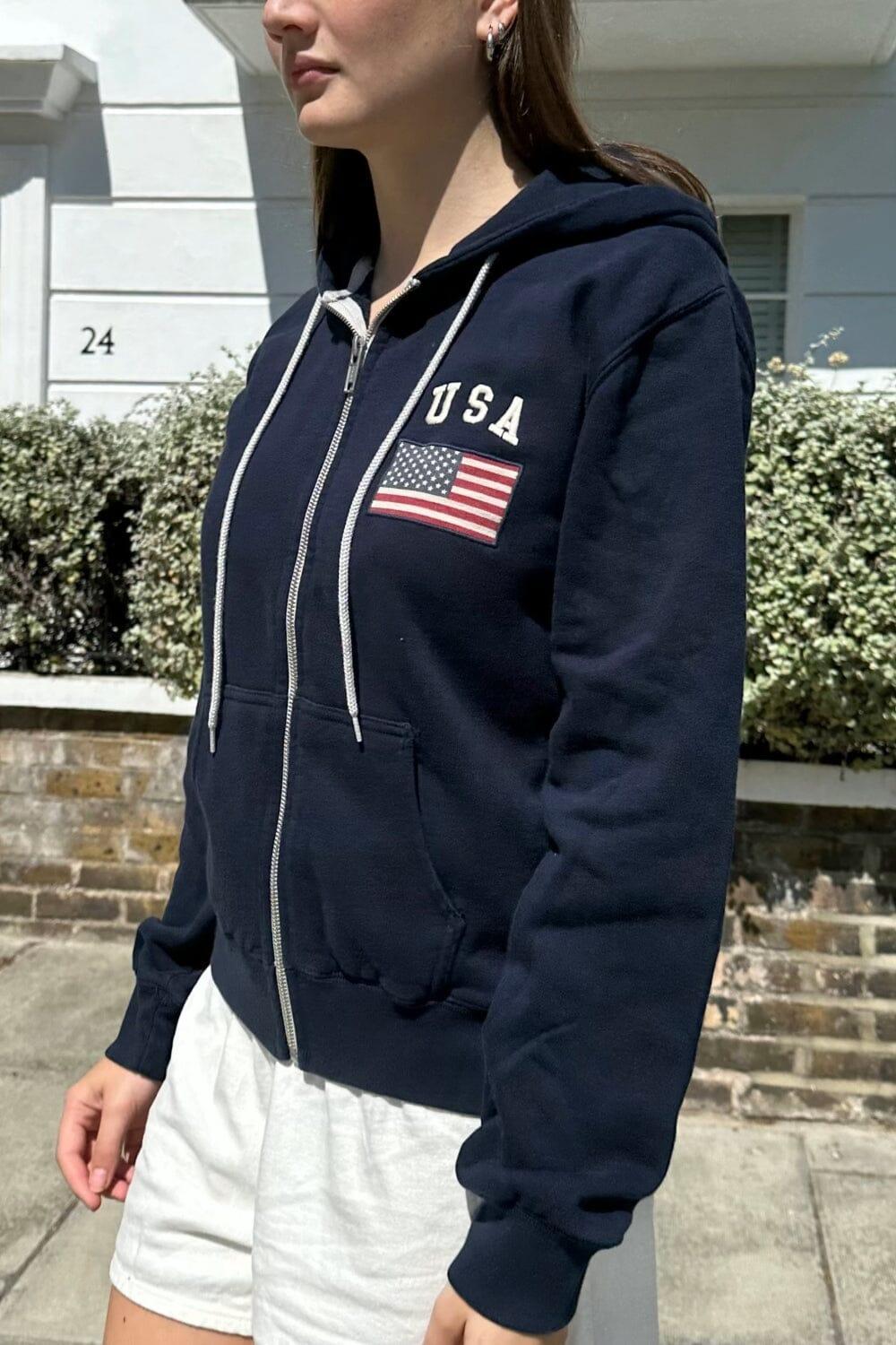 Christy Usa Flag Hoodie Product Image