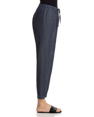 Drawstring Tapered Ankle Pants Product Image