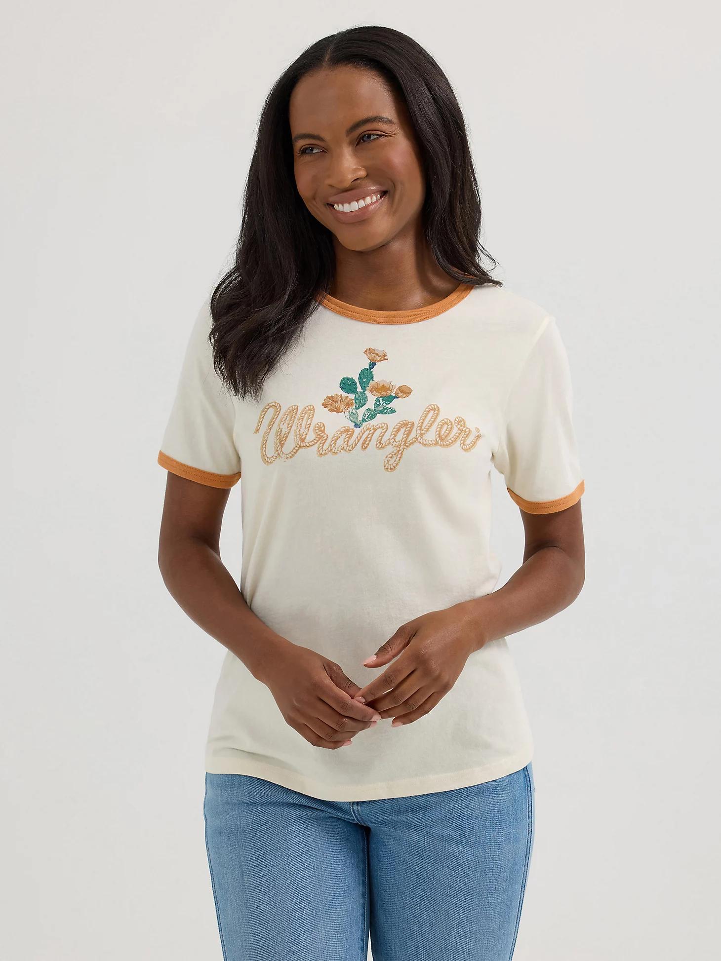 Women's Wrangler Graphic Ringer Tee | Women's TOPS | Wrangler® Product Image
