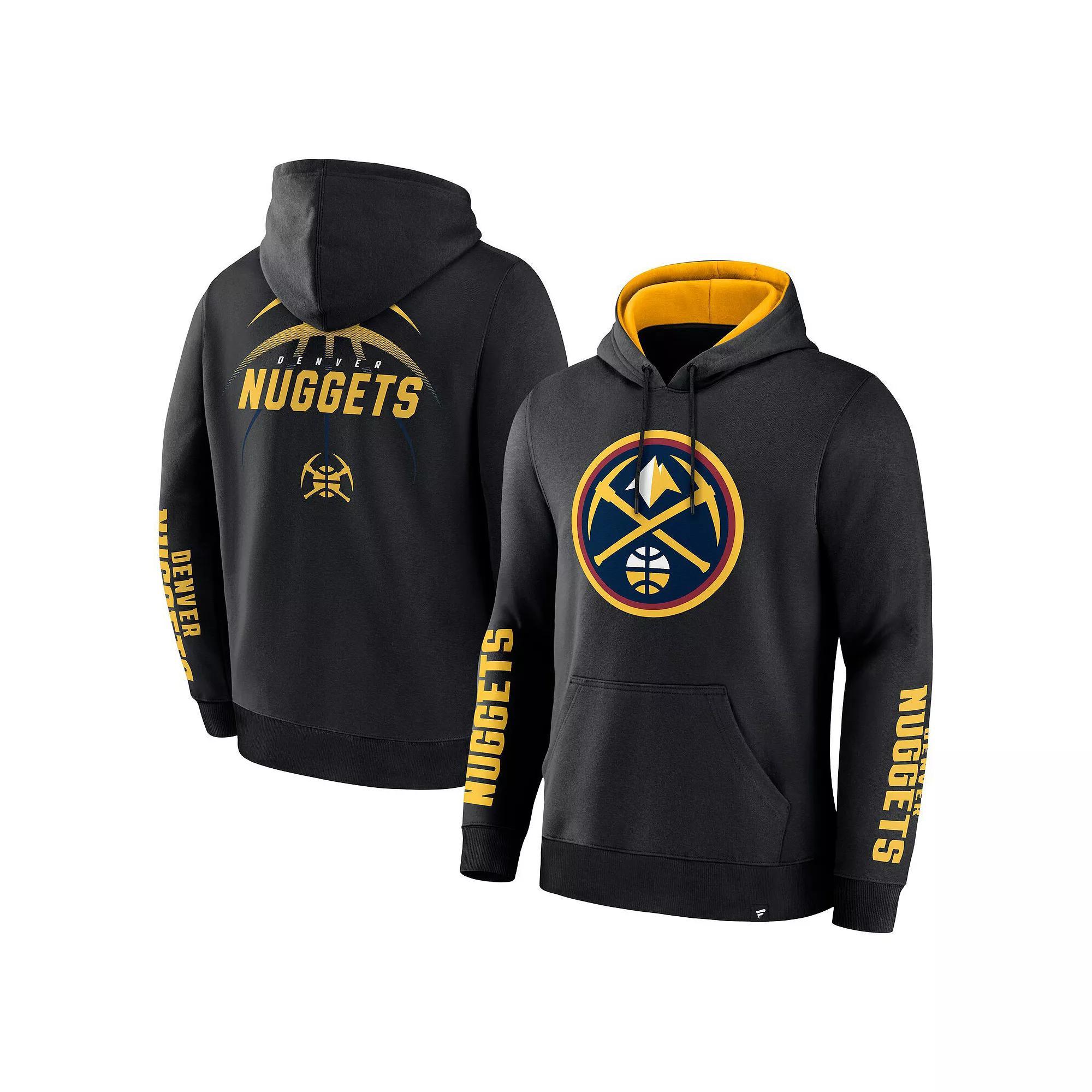 Men's Fanatics Black Denver Nuggets Legacy Guard Pullover Hoodie, Size: 3XL, Nug Black Product Image
