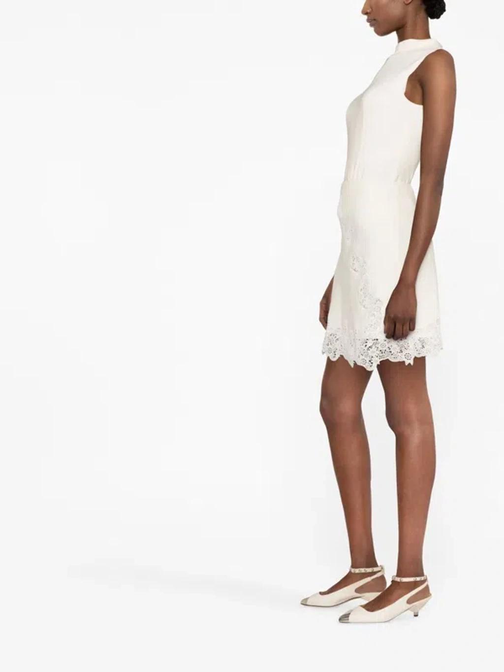 CHLOÉ White A-line Skirt Product Image