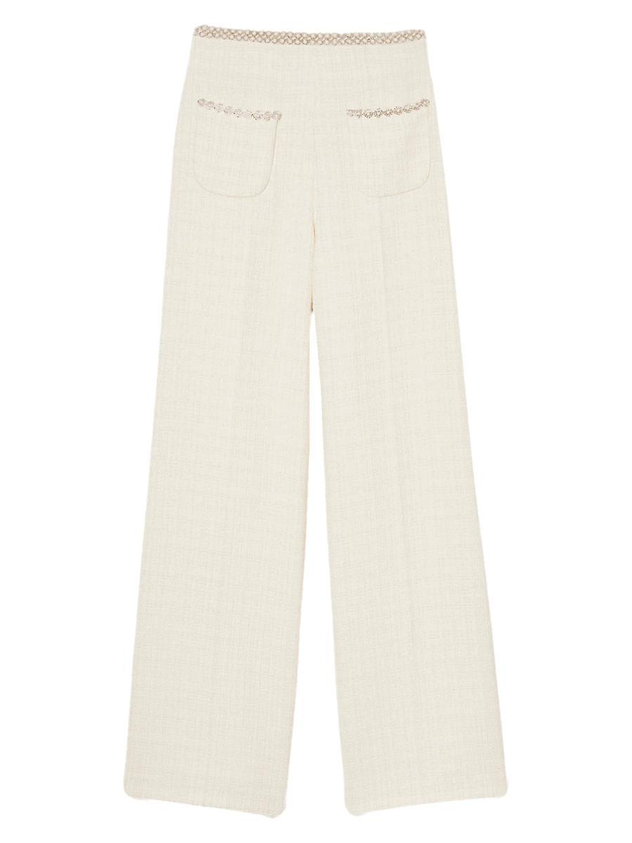 Womens Tweed Trousers Product Image