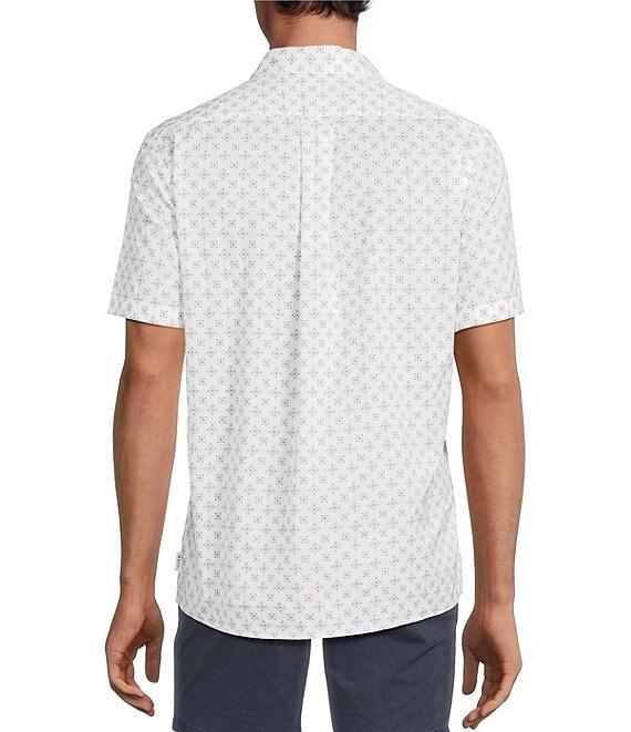 Rowm Short Sleeve Diamond Geo Print Shirt Product Image