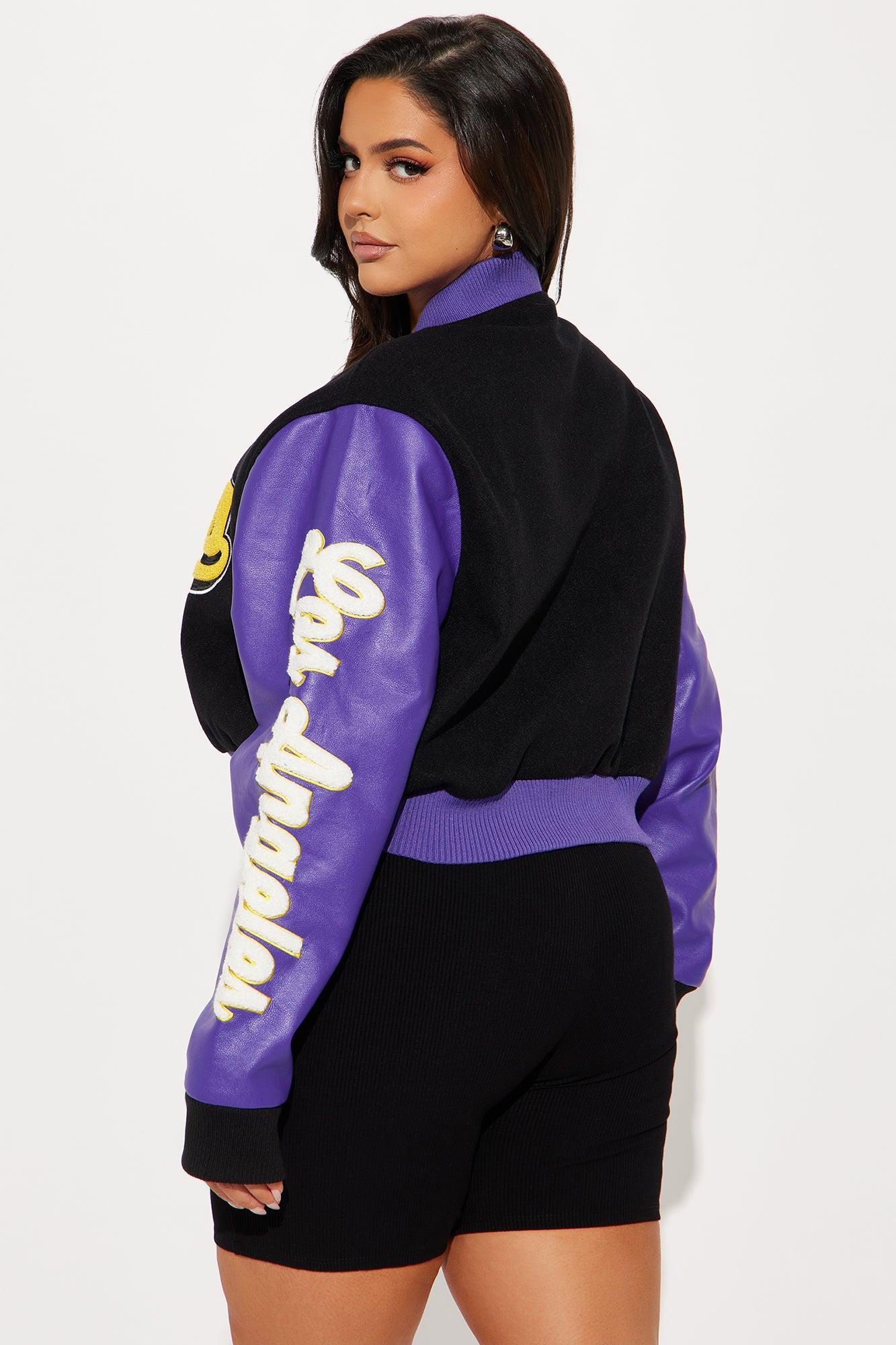 Lakers Legacy Bomber Jacket - Black Product Image