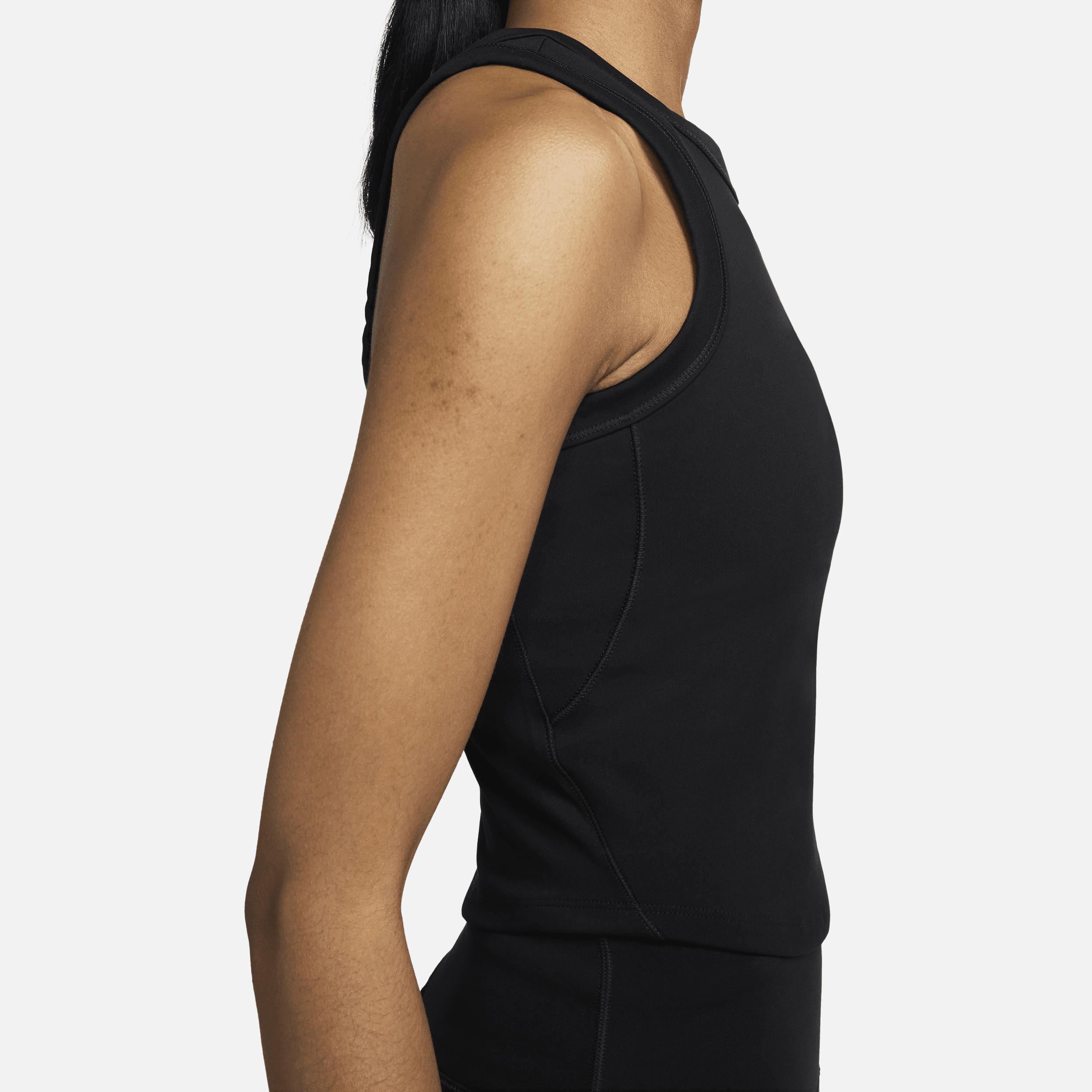 Nike Womens One Fitted Dri-FIT Cropped Tank Top Product Image