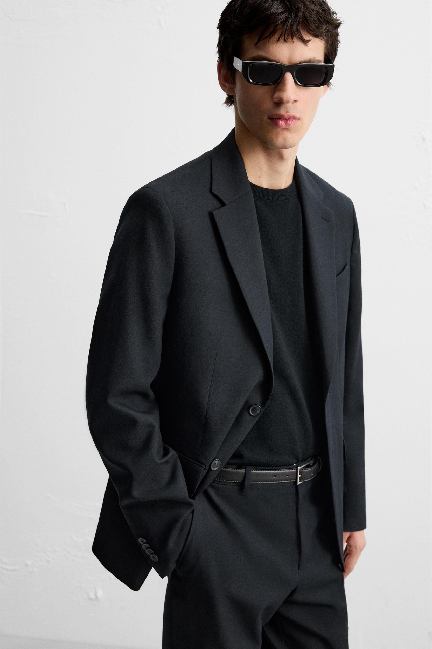 WOOL SUIT BLAZER Product Image
