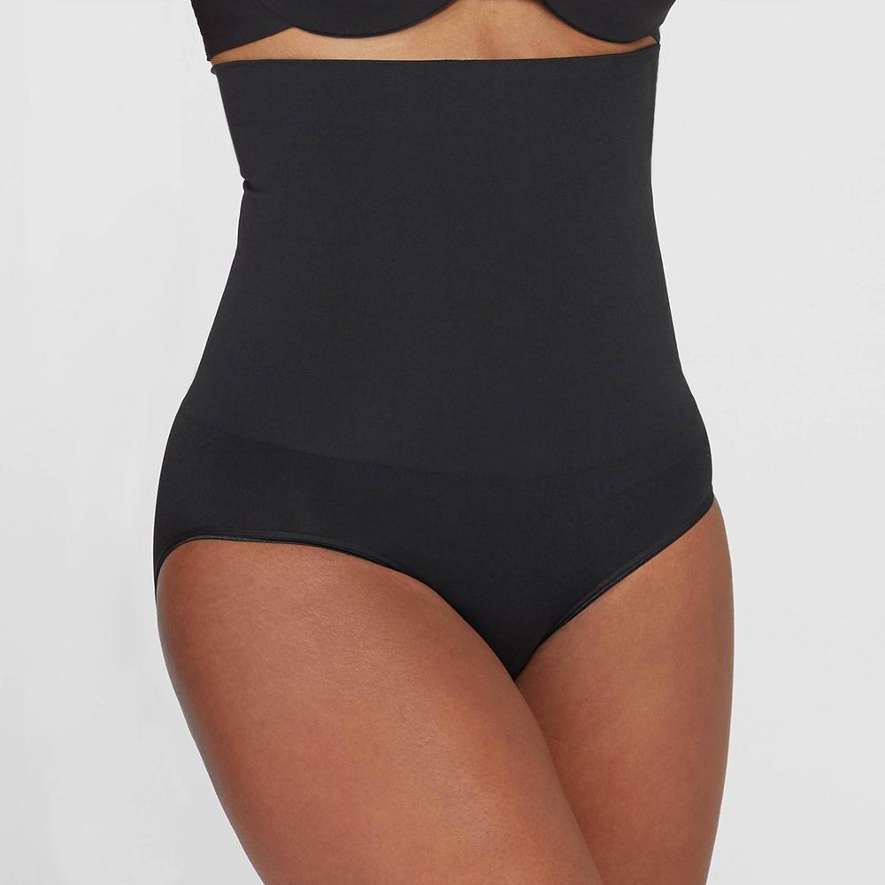 ASSETS by SPANX Womens Remarkable Results High-Waist Control Briefs - Black XL Product Image