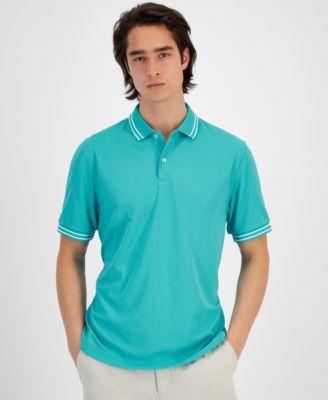 Club Room Mens Performance Stripe Polo, Created for Macys Product Image