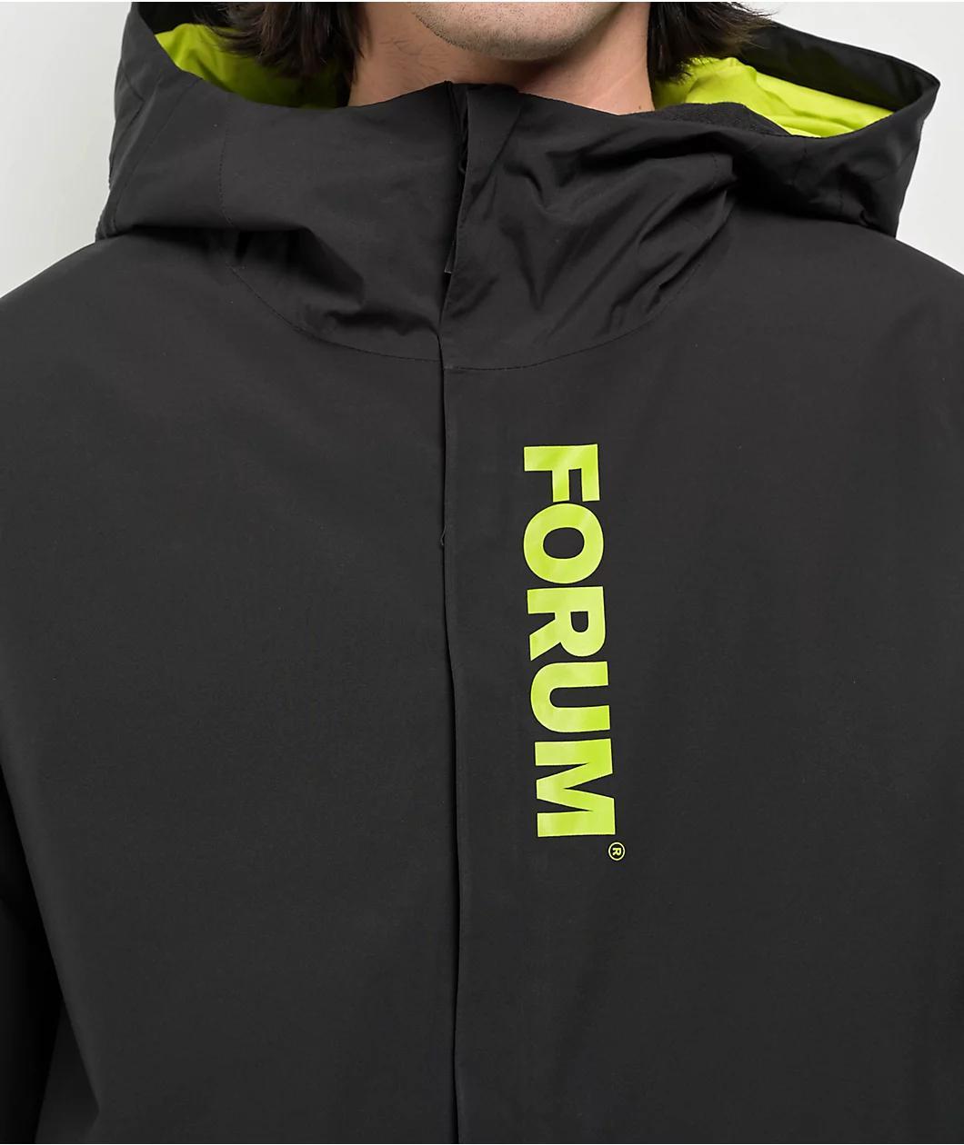 Forum Insulated Riding Black 15K Snowboard Jacket Product Image