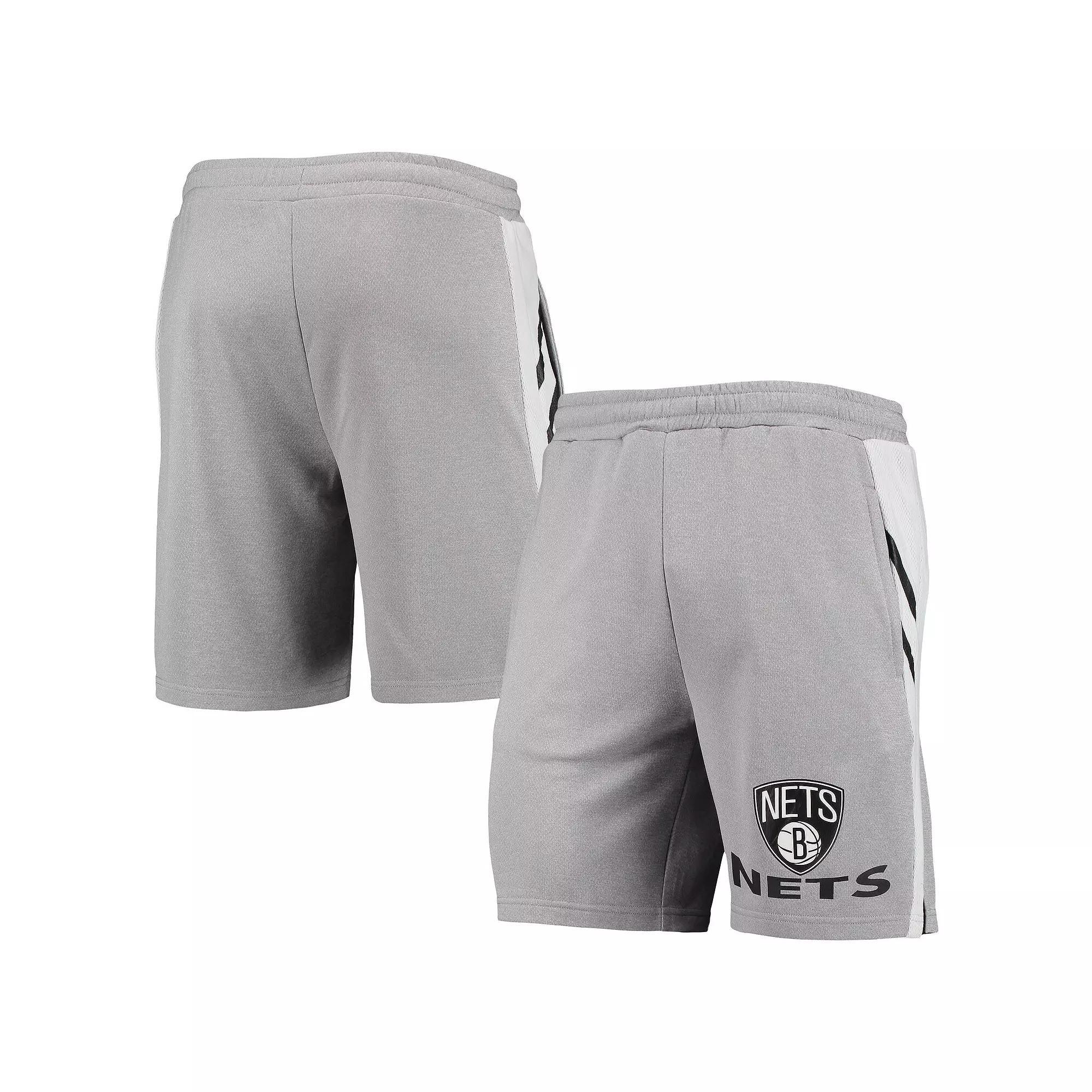 Men's Concepts Sport Gray Brooklyn Nets Stature Shorts,  Product Image