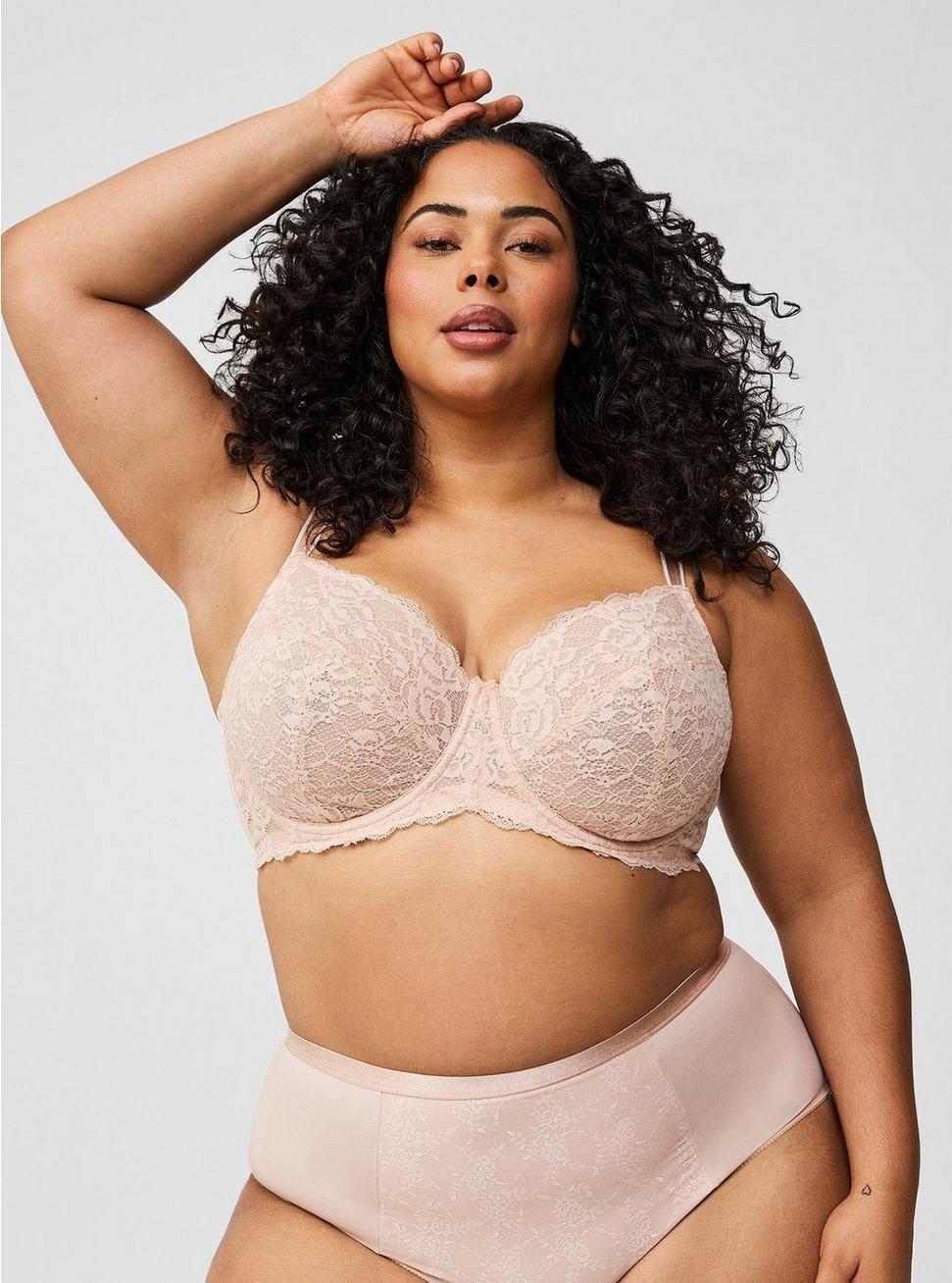 Full-Coverage Unlined Bra Product Image