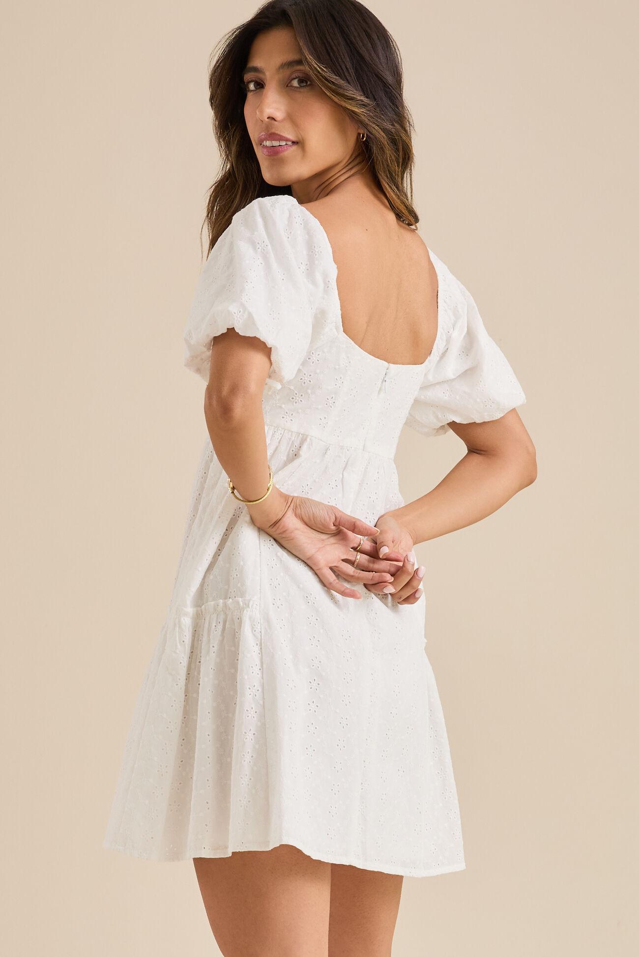 Luella Eyelet Mini Dress Product Image