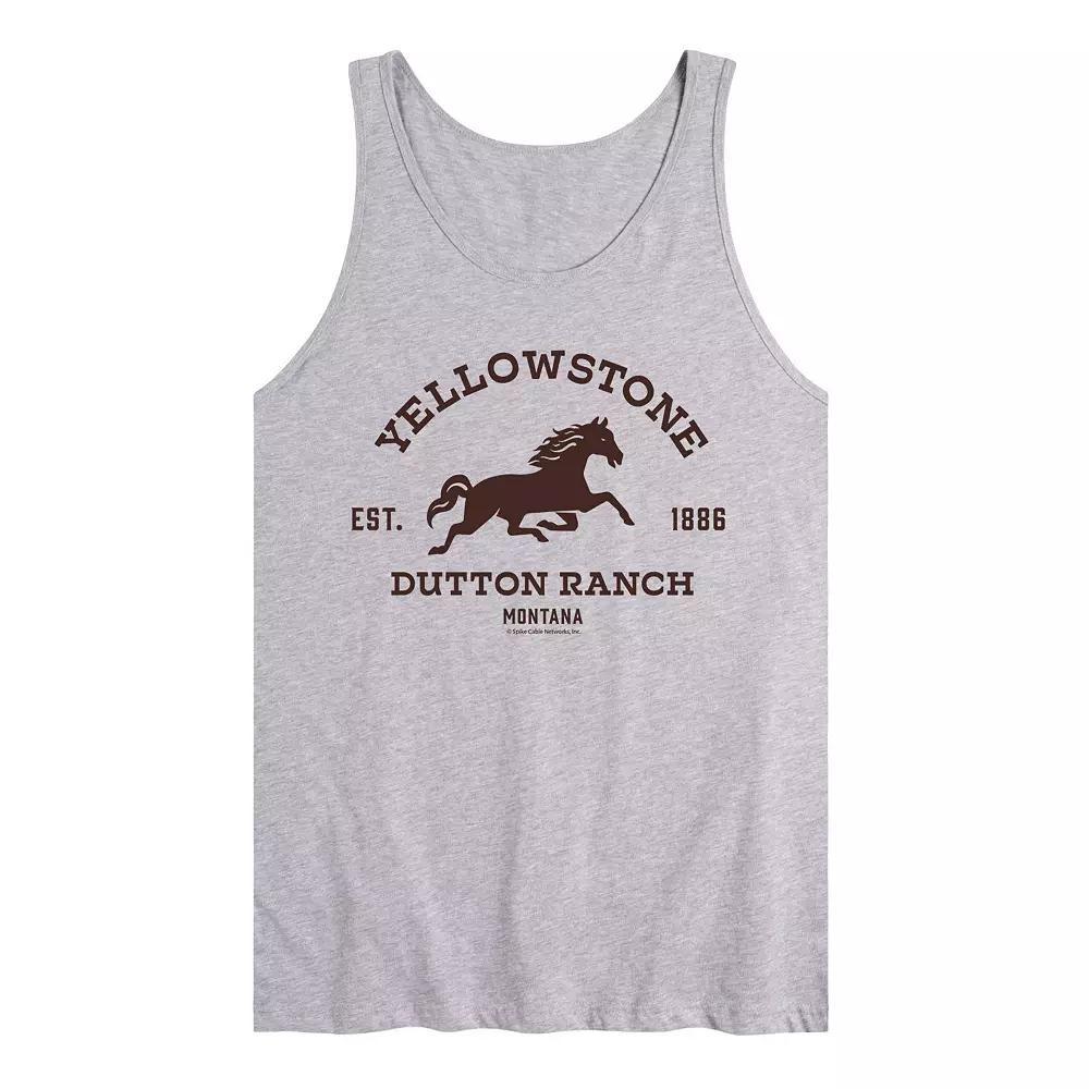 Men's Yellowstone Horse Logo Tank Top,  Product Image
