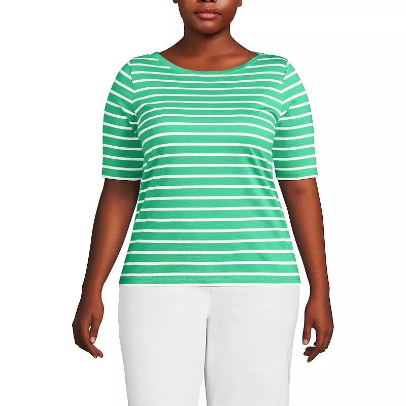 Plus Size Lands End Supima Top, Womens Product Image