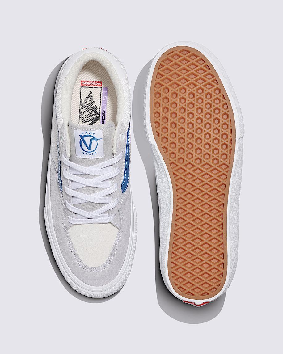 Skate Rowan Shoe in Grey / Blue| Vans US Product Image