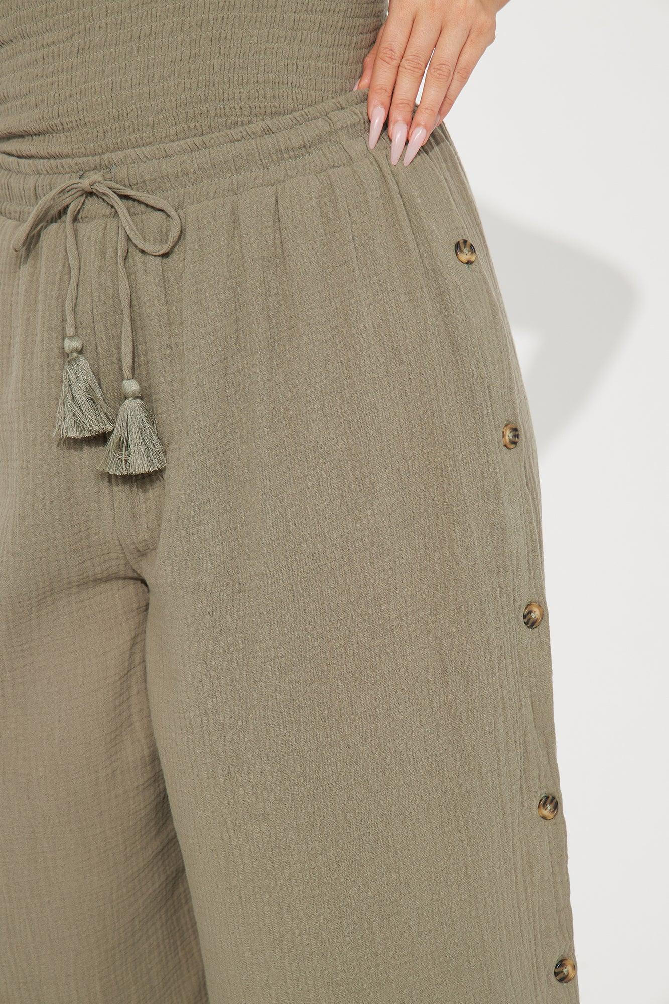 Main Character Pant Set - Olive Product Image